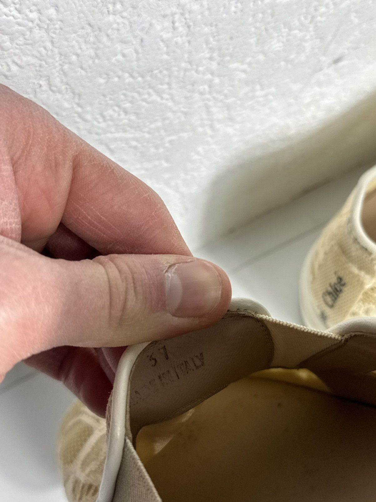 Chloe Chloe Luxury Sneakers Slip On Size 37 Size US 7 / IT 37 - 11 Thumbnail