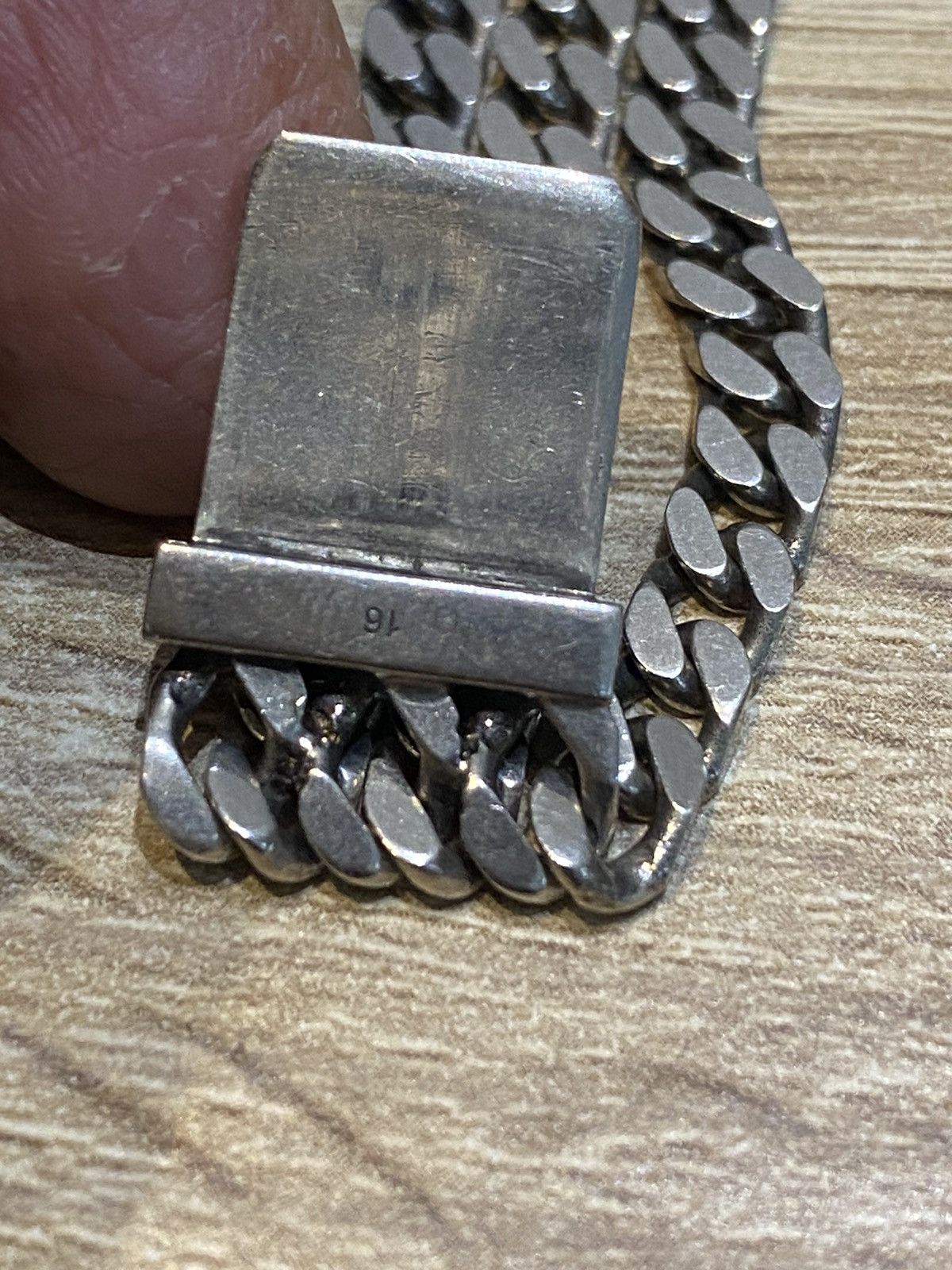 Gucci Authentic GUCCI Diamantissima Bracelet Silver 925 Kihei Size ONE SIZE - 10 Thumbnail