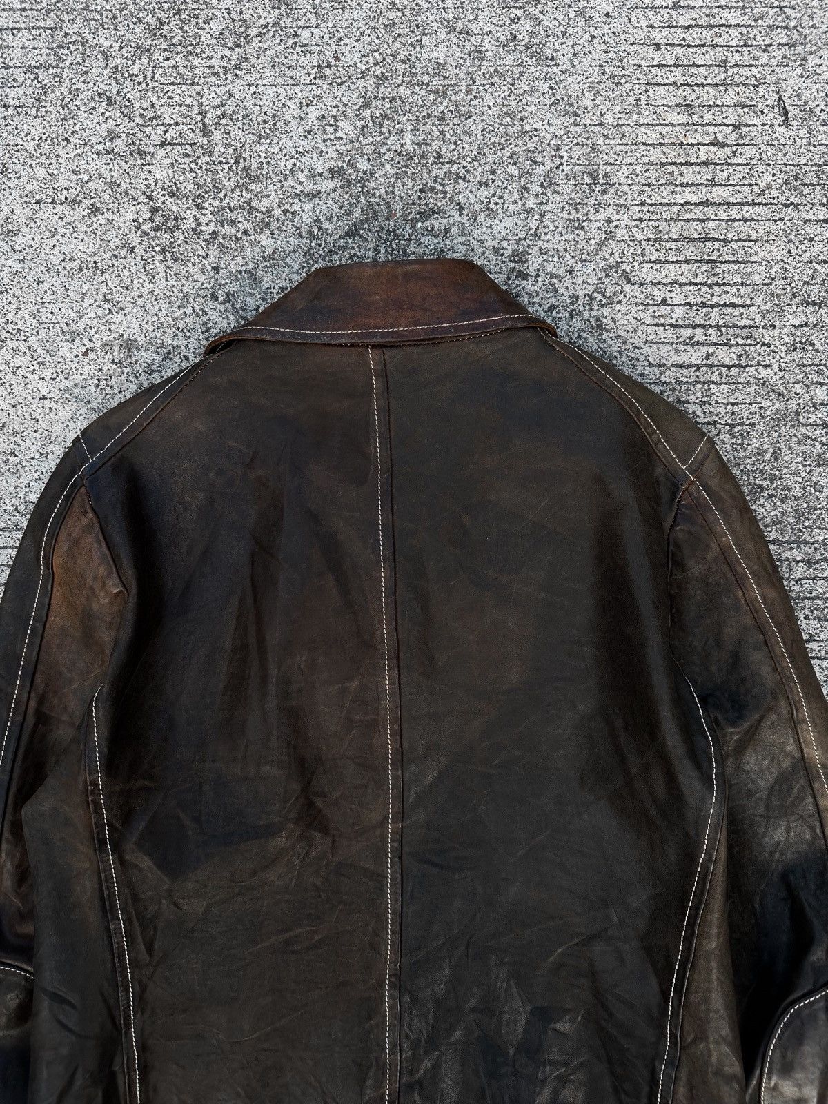 Carol Christian Poell Fw04/05 Overlock Proto Leather Jacket LM/1986 Size US S / EU 44-46 / 1 - 23 Thumbnail