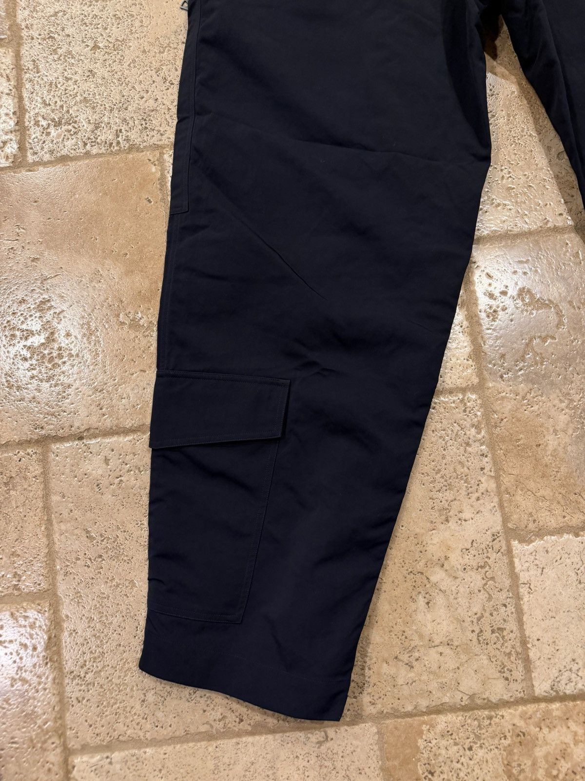 Bottega Veneta Bottega Veneta Tricot Multi Zip Cuff Cargo Black Nylon Pants Size US 34 / EU 50 - 6 Thumbnail