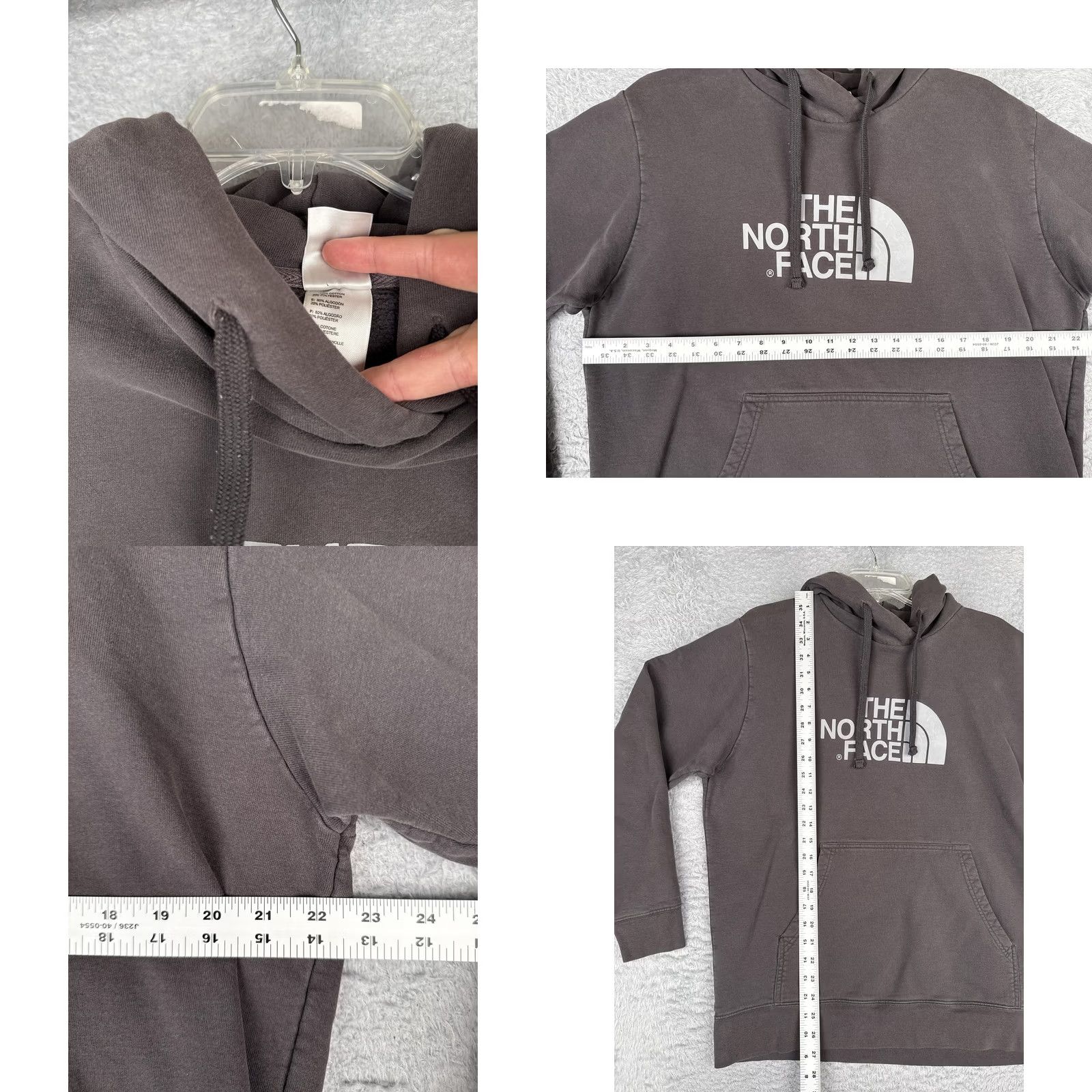 The North Face The North Face Hoodie Mens XL Gray Half Dome Logo Pullover Jersey Sweatshirt Size US XL / EU 56 / 4 - 8 Thumbnail