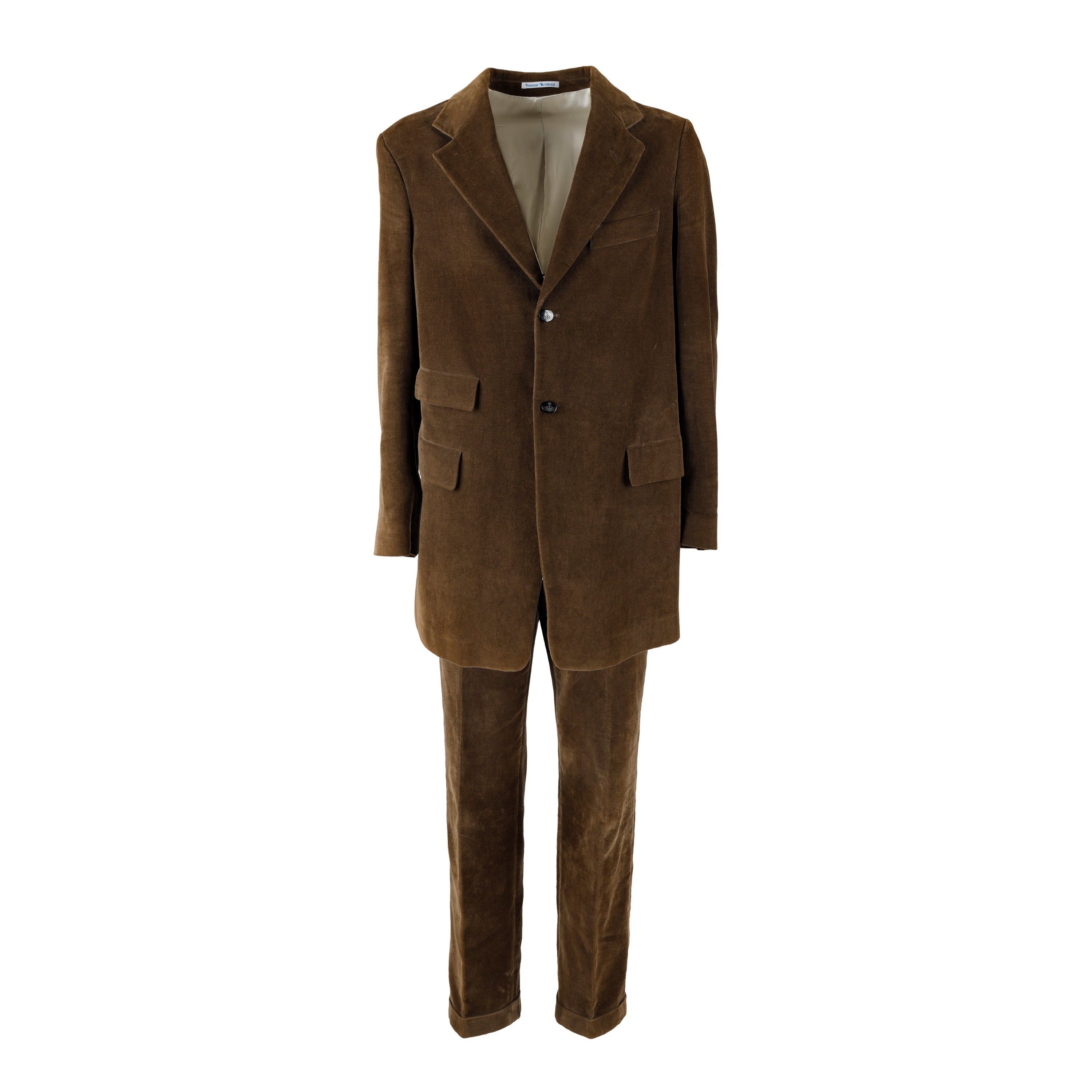 image of Vivienne Westwood Vivienne Westwood Corduroy Suit in Brown, Women's