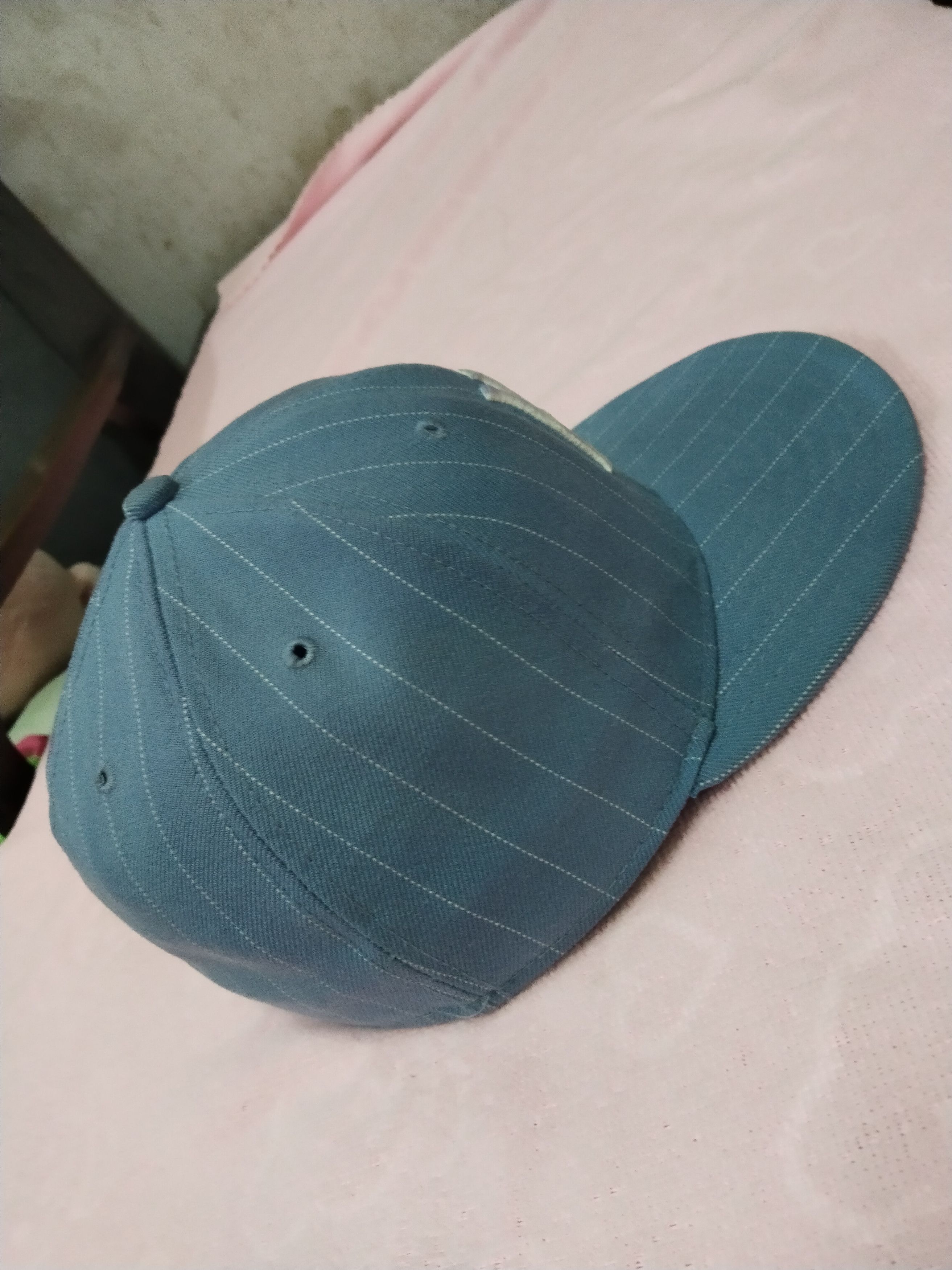 New Era VINTAGE NEW ERA KANSAS CITY ROYALS PINSTRIPE CAP HAT Size ONE SIZE - 3 Thumbnail