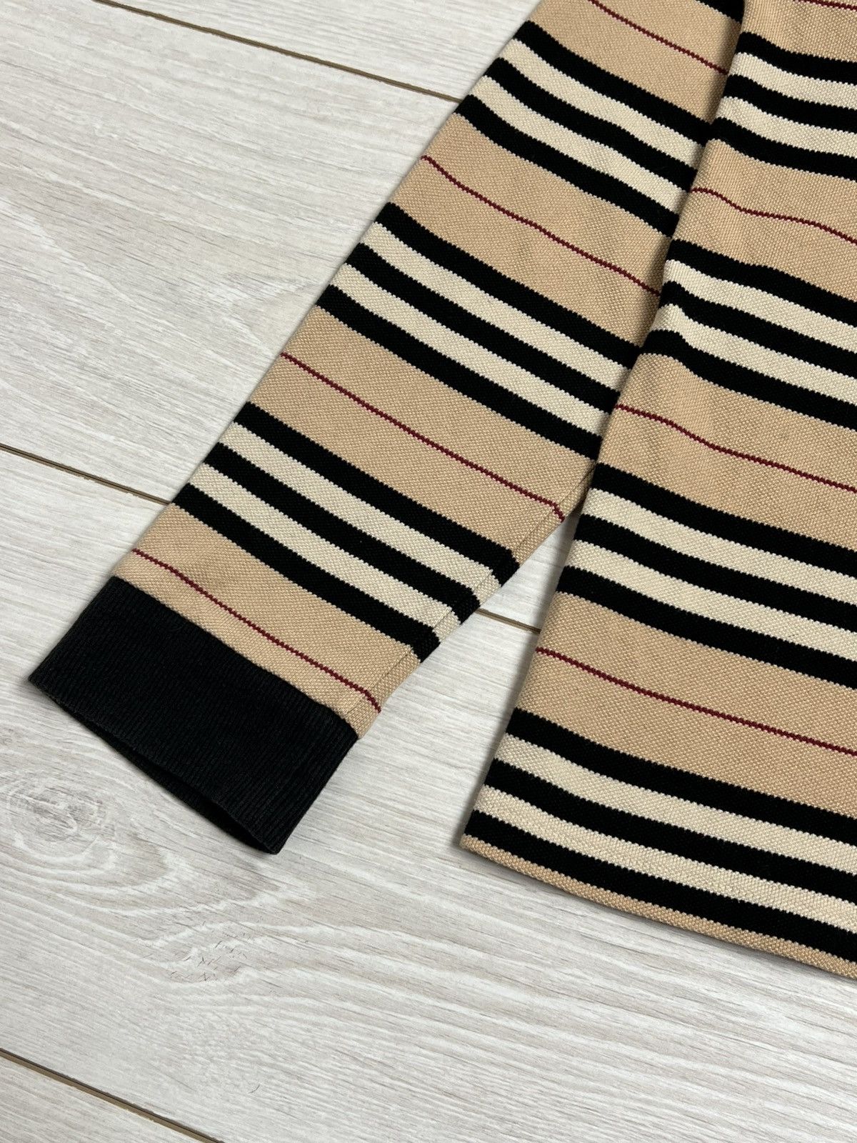 Burberry VINTAGE Burberry London Archival Striped LS Polo Red Knight Size US S / EU 44-46 / 1 - 8 Thumbnail