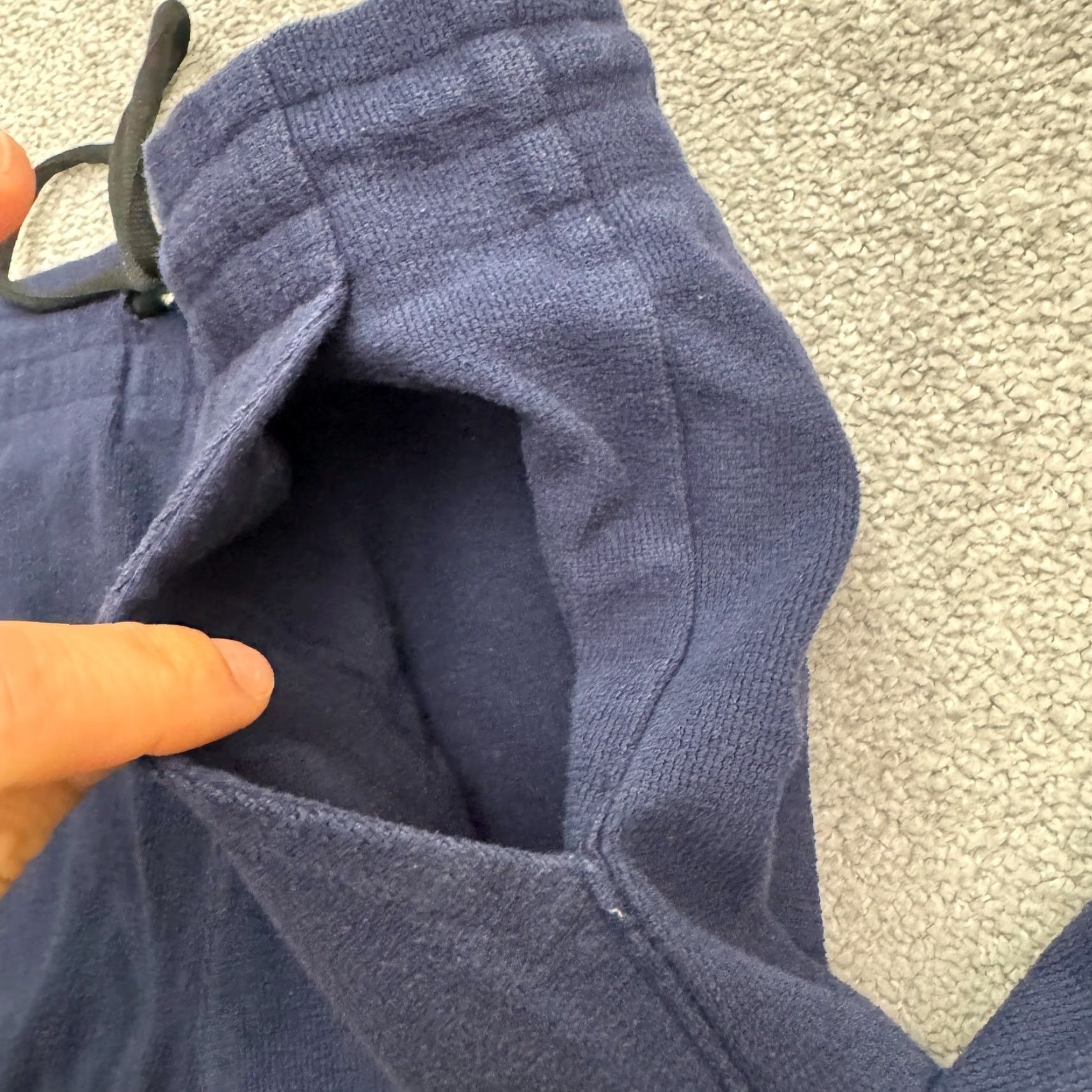 Vintage Goodfellow Jogger Sweatpants Small Blue Elastic Drawstring Casual Lounge Men’s Pants Regular Style Sweatpants Size US 29 - 3 Thumbnail