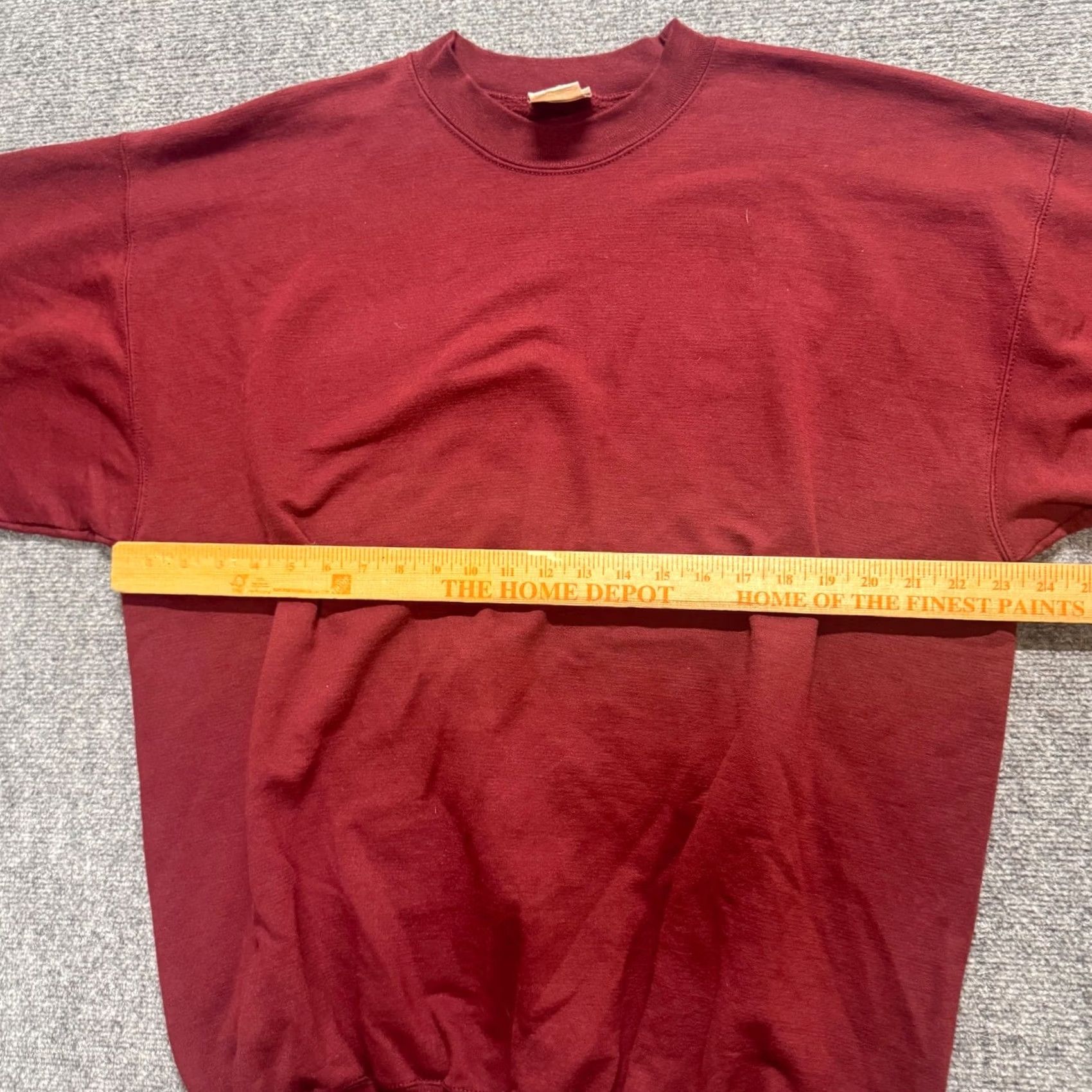 Vintage VINTAGE Port & Company Sweatshirt XL Men Red Cotton Blend Lounge Pullover Shirt/Hoody Size US XL / EU 56 / 4 - 6 Thumbnail