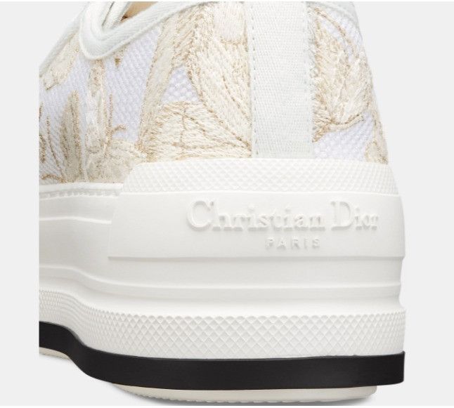 Dior o1w1db11224 Embroidered Cotton Platform Sneakers Size US 12 / IT 42 - 5 Thumbnail