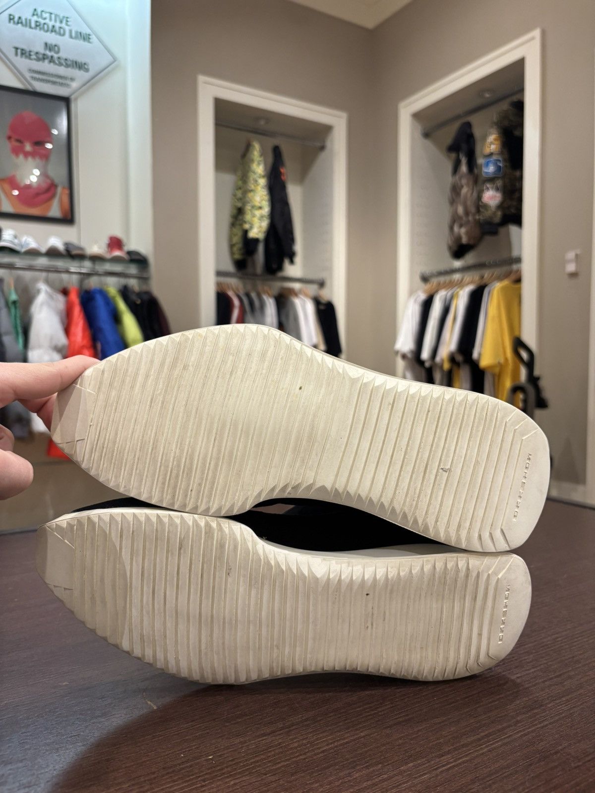Rick Owens Drkshdw Rick Owen’s DRKSHDW Runner Stretch Sock Sneaker Size US 8 / EU 41 - 7 Thumbnail