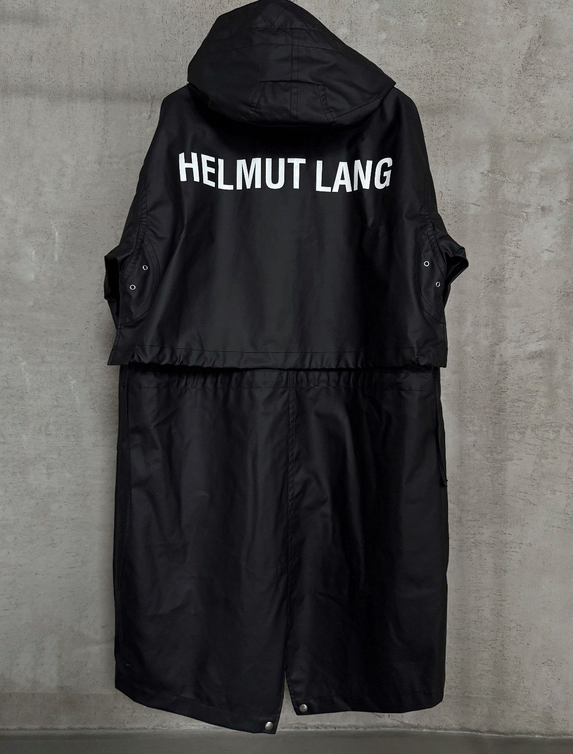Helmut Lang Helmut Lang Rubber Logo Parka AW19 Size US M / EU 48-50 / 2 - 2 Thumbnail