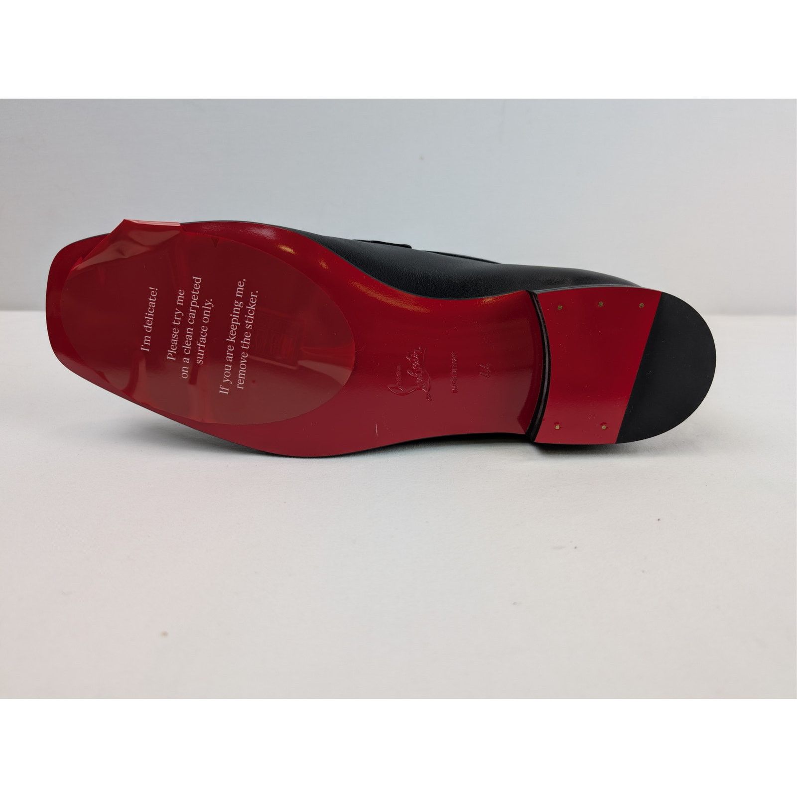 Christian Louboutin o1rshd1 MJ Moc Uomo Flat Shoe Boots in Black Size US 11 / EU 44 - 13 Thumbnail