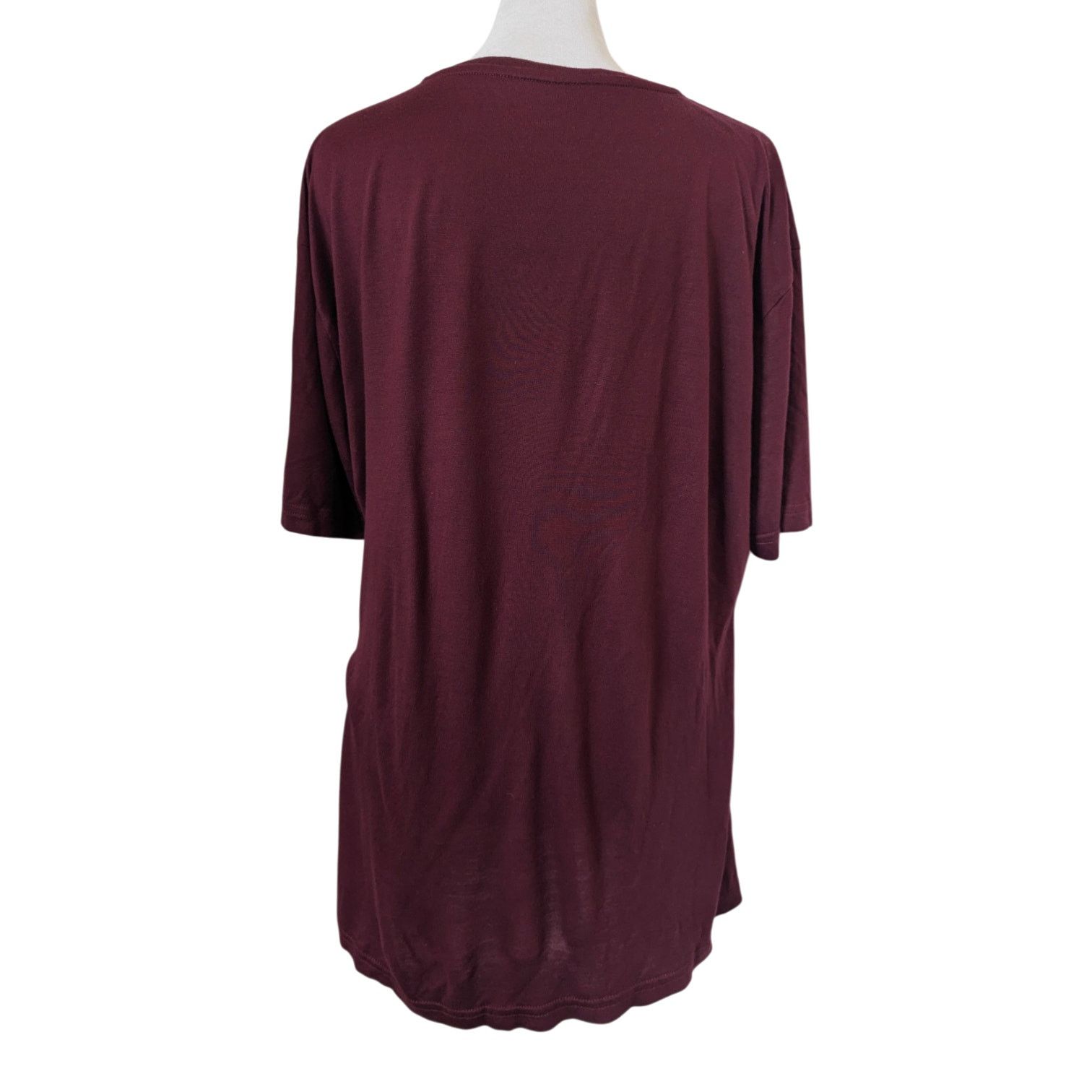 Other Muntagnard x Swiss Maroon Tshirt Recycled Wood Large Size L / US 10 / IT 46 - 4 Thumbnail