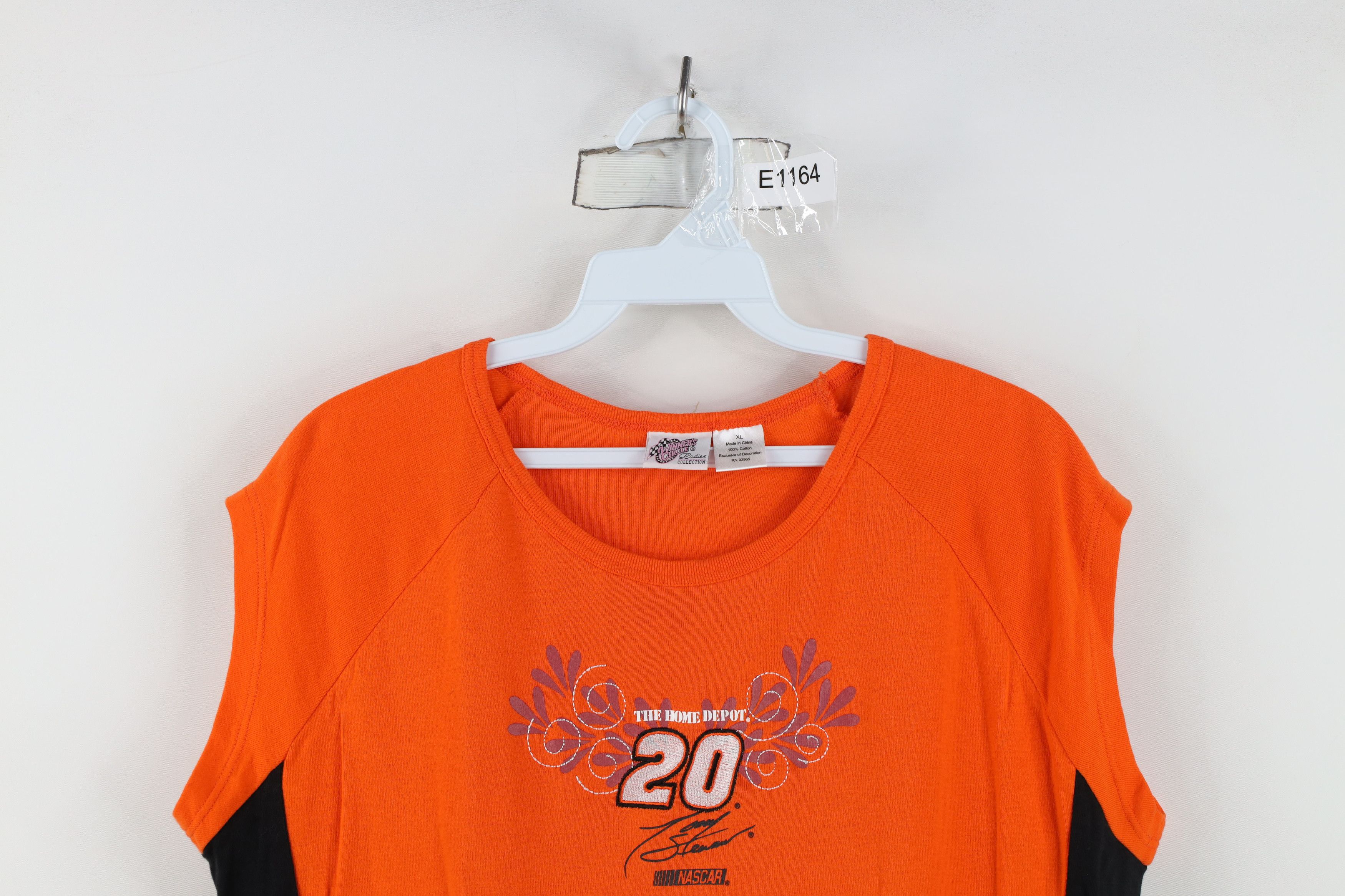 Vintage Vintage Y2K NASCAR Tony Stewart Racing Ribbed Knit T-Shirt Size XL / US 12-14 / IT 48-50 - 2 Thumbnail