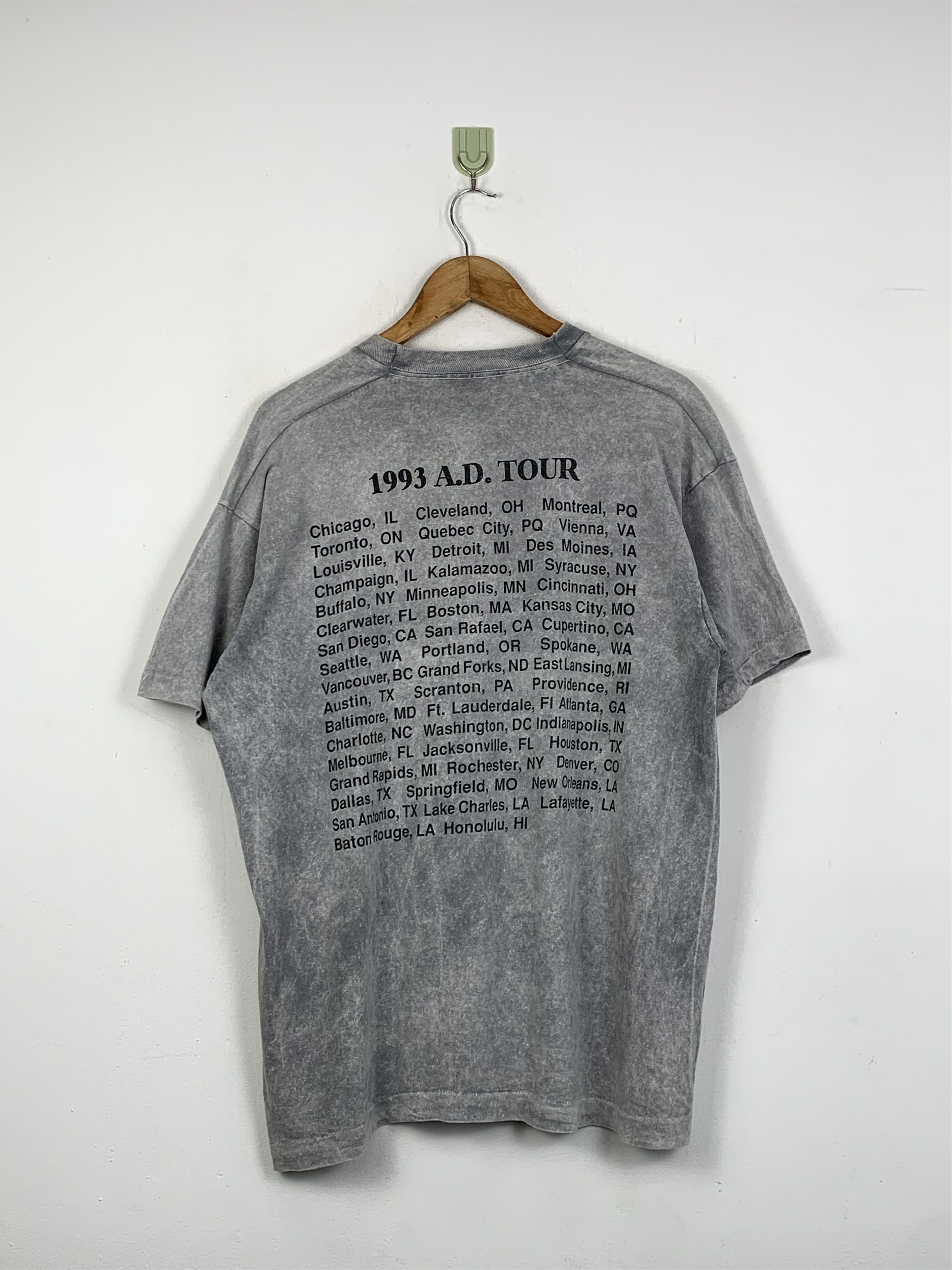 Band Tees Vintage 90s AD Tour Tees TA0324 Size US XL / EU 56 / 4 - 3 Thumbnail