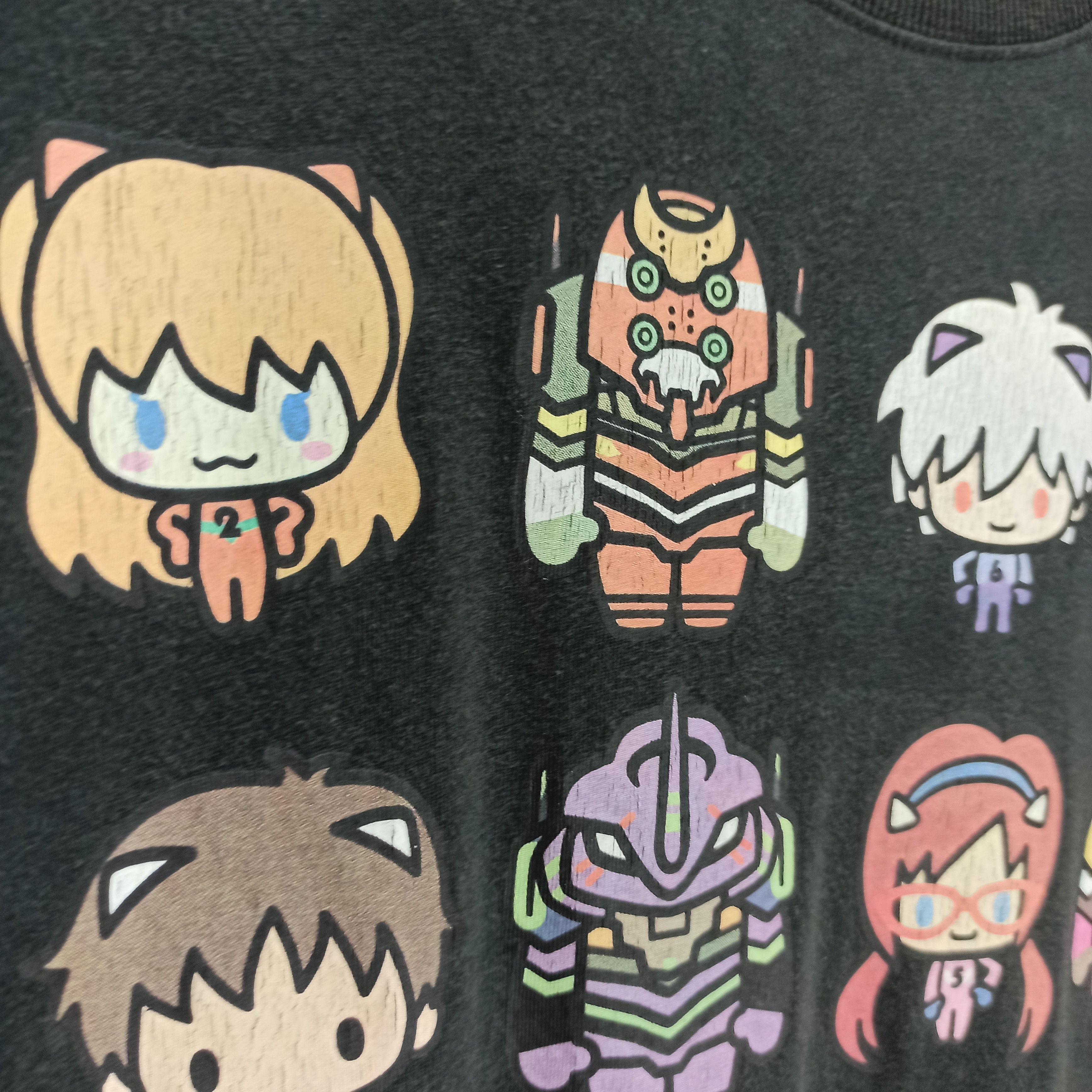 Anime Anime Evangelion EVA Micro Tshirt Faded Colour Size US M / EU 48-50 / 2 - 3 Thumbnail