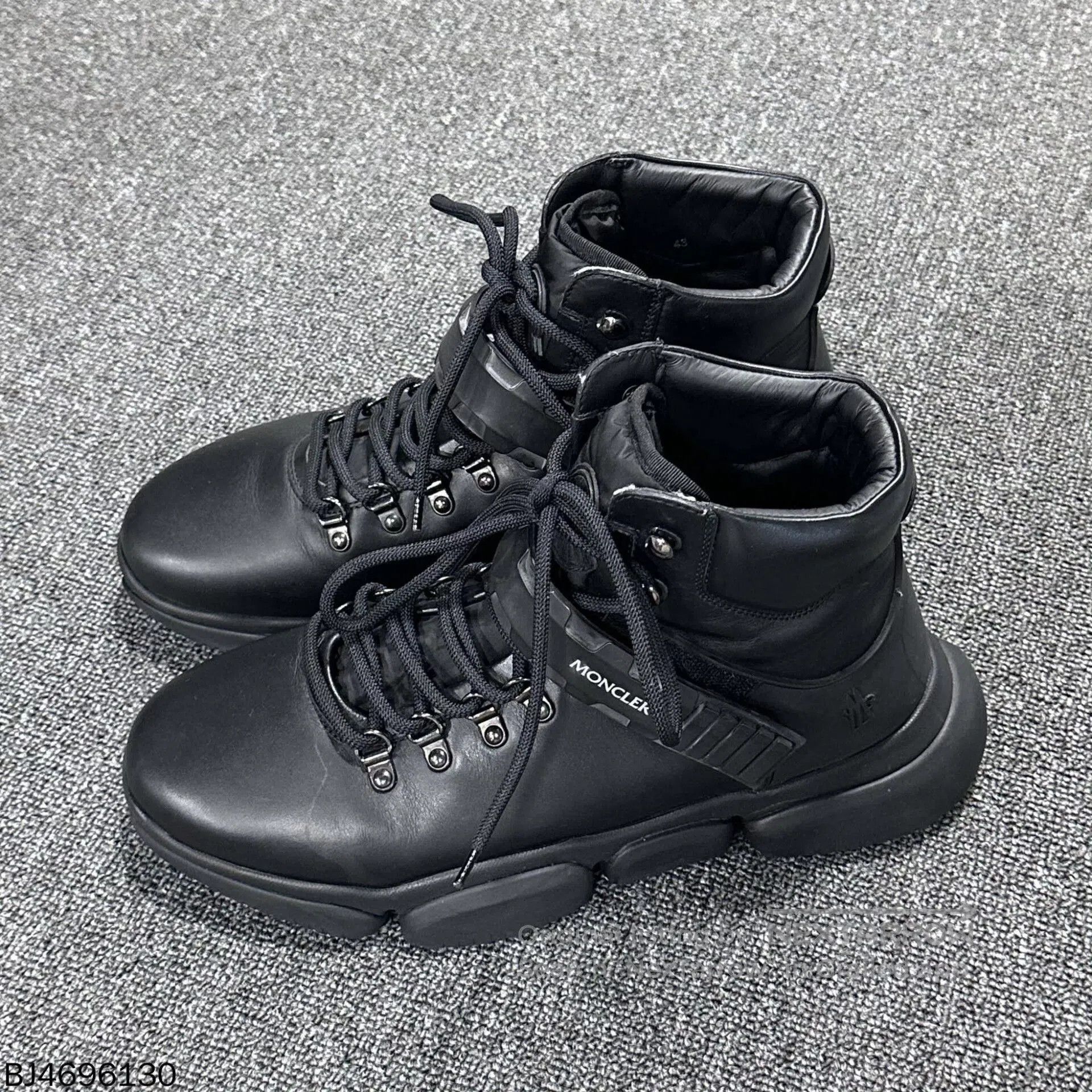 Moncler moncler black high-top boots for men. Size US 10.5 / EU 43-44 - 5 Thumbnail