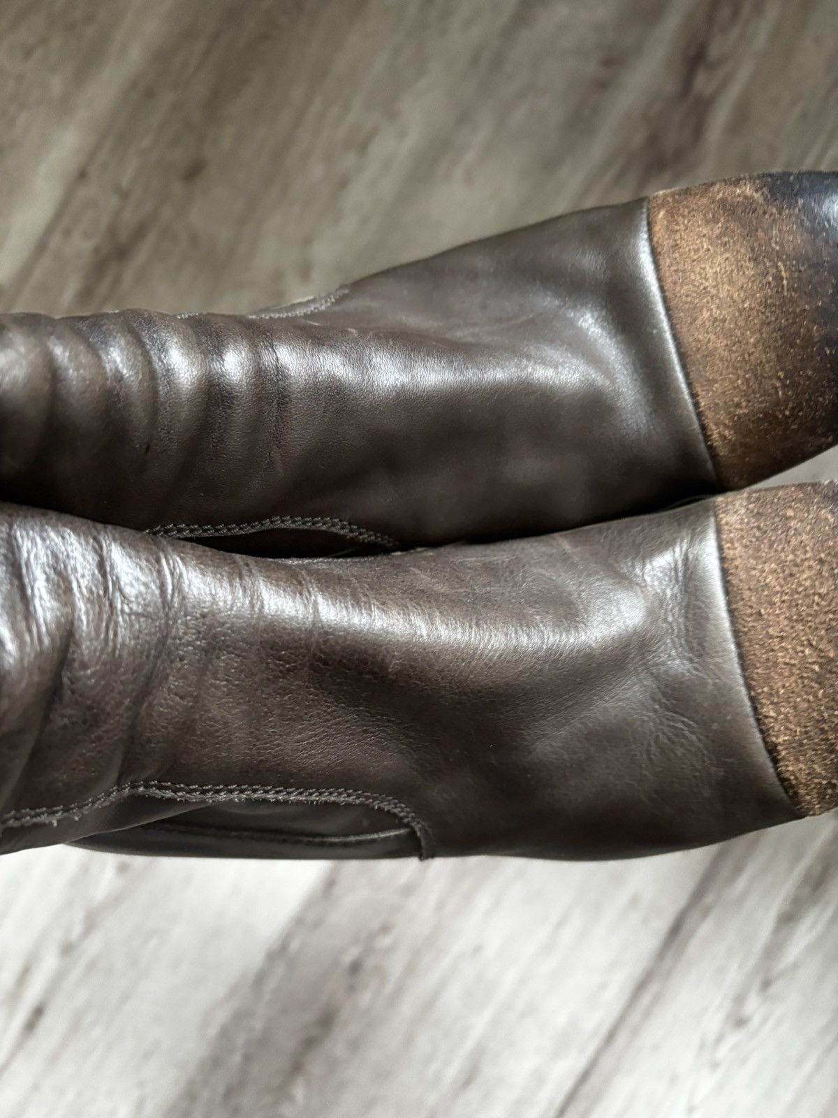 Pantanetti Pantanetti Leather Ankle Boots 37.5 Size US 7.5 / IT 37.5 - 5 Thumbnail