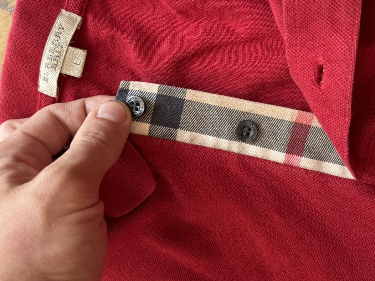 Burberry × Designer × Vintage Burberry logo polo t shirt Size US L / EU 52-54 / 3 - 13 Thumbnail