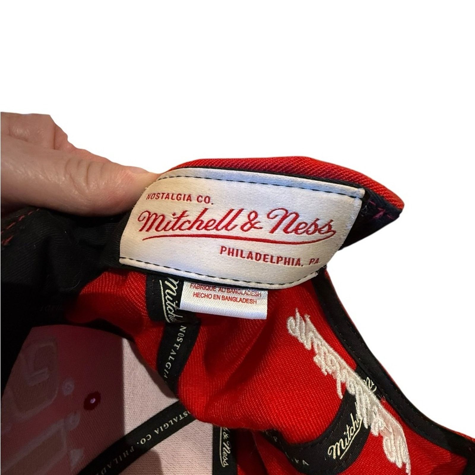 Mitchell & Ness NBA Chicago Bulls Red/Black Flat Bill Cap/Hat Mitchell &Ness Size ONE SIZE - 6 Thumbnail