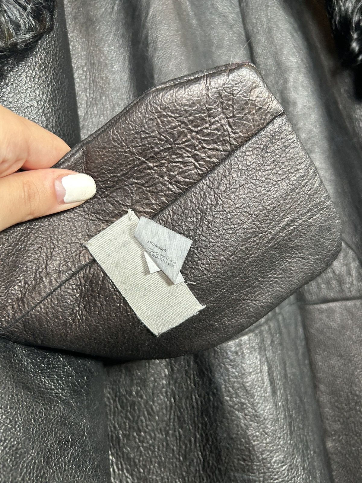 Maison Margiela AW98 Flat Goat Fur Leather Oversized Vest Size US M / EU 48-50 / 2 - 4 Thumbnail