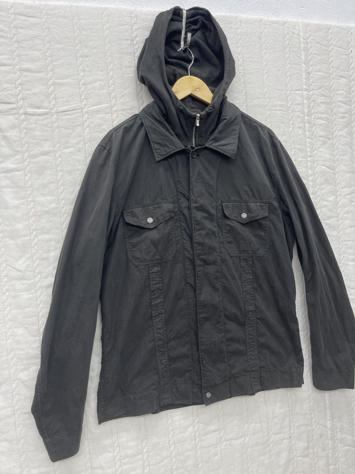 C.P. Company × Massimo Osti × Vintage STEALS💥C.P. COMPANY HOODIE LONG SLEEVE SHIRT Size US XL / EU 56 / 4 - 2 Thumbnail