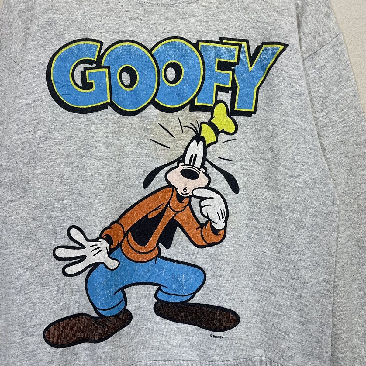 Disney × Vintage Vintage 90s Goofy Big Logo Crewneck Sweatshirt Size US M / EU 48-50 / 2 - 5 Thumbnail