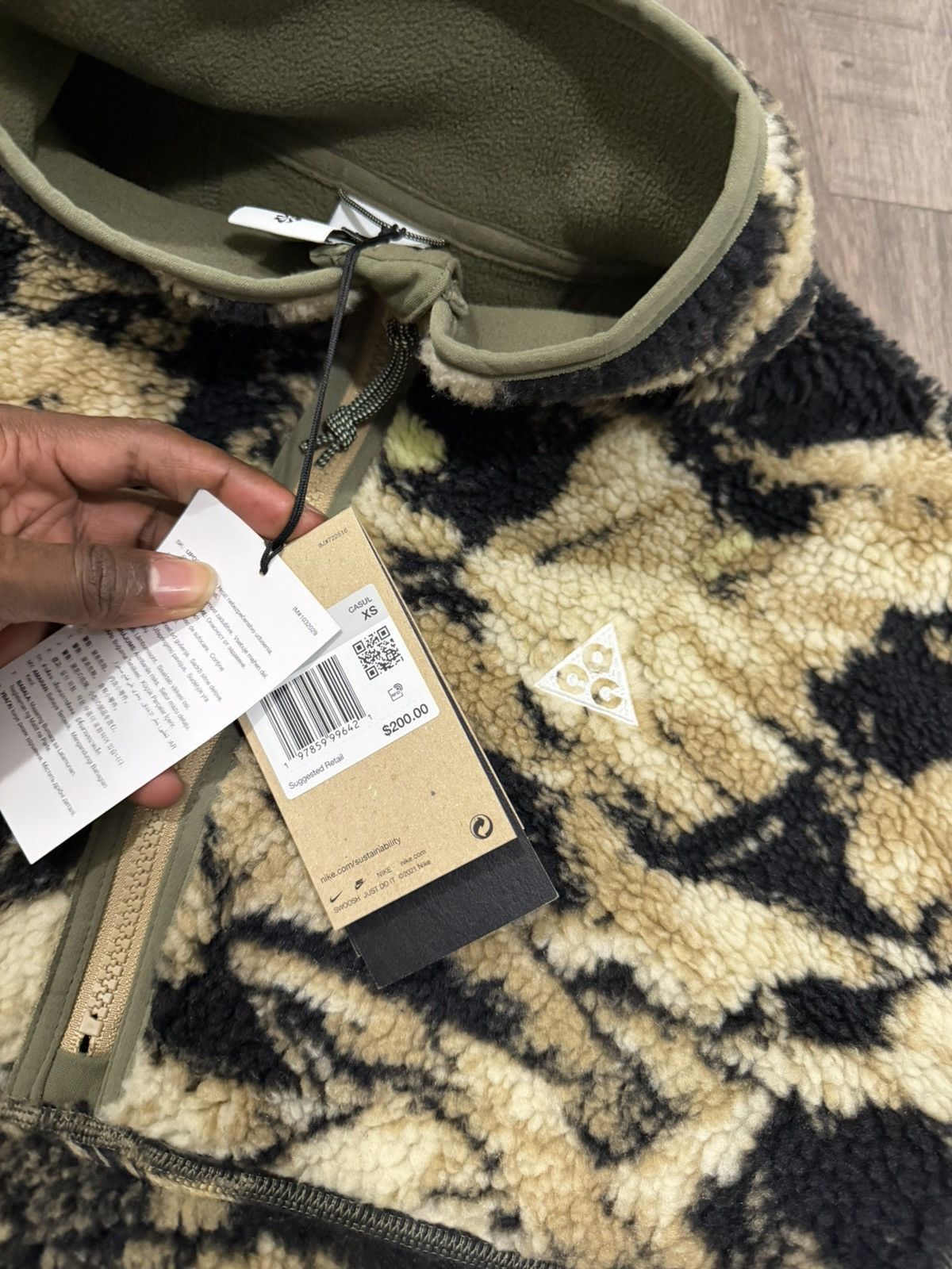 Nike ACG Nike ACG Pullover Mens Therma-FIT ADV Sherpa Fleece Size US XS / EU 42 / 0 - 9 Thumbnail