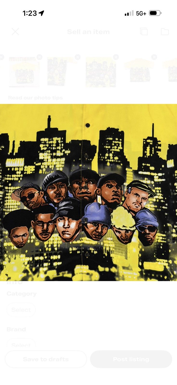 Other Veezo Y2K Hip-Hop City Graphic Button-Up (1999–2002) Size US XL / EU 56 / 4 - 6 Thumbnail