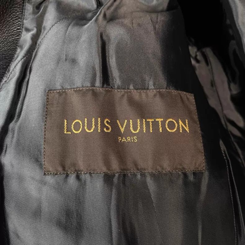 Louis Vuitton Louis Vuitton Black Show Leather Jacket Size US M / EU 48-50 / 2 - 8 Thumbnail