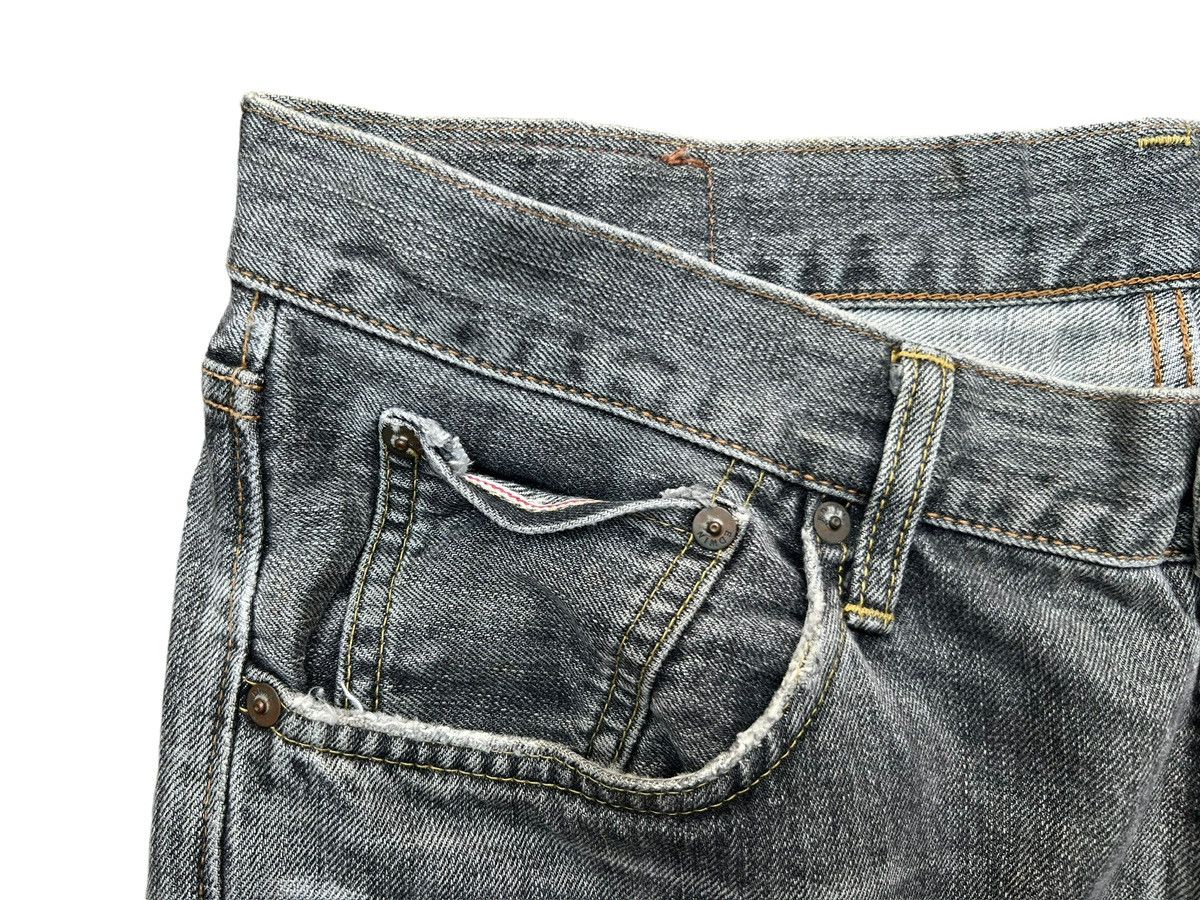Edwin Vintage Edwin 505zx Selvedge Distressed Denim Jeans 36x31 Size US 36 / EU 52 - 9 Thumbnail