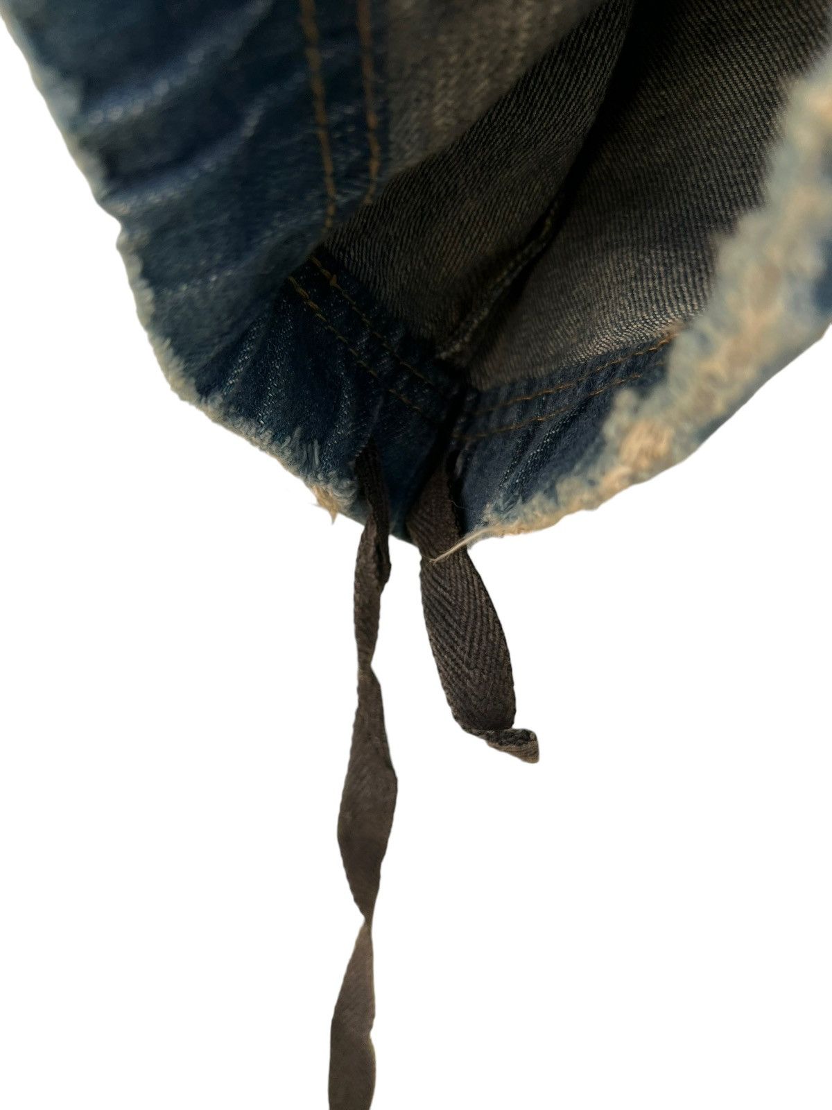 Vintage Vintage LB-03 Japan Dirty Muddy Denim Wide Leg Jeans Size US 30 / EU 46 - 14 Thumbnail