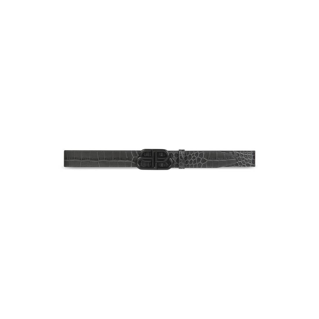 Balenciaga o1loc1c0325 Size: 80 / BB Large Belt in Grey Size 30 - 1 Thumbnail