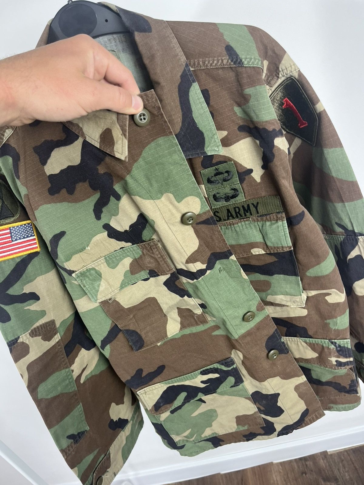 Other US Army Woodland Camo Field Jacket Medium Short Size US M / EU 48-50 / 2 - 10 Thumbnail