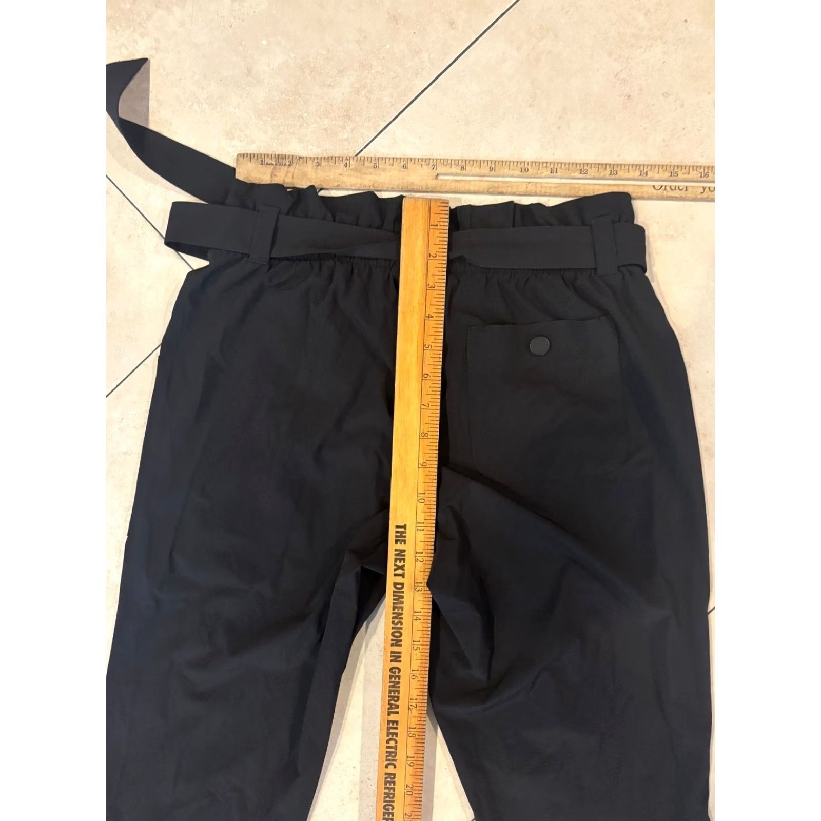 Athleta Athleta Black Skyline Stretch Pant Womens Regular 28in Inseam Tapered Dress Pants City Preppy Casual Stretch 8/10 Size 27" / US 4 / IT 40 - 5 Thumbnail
