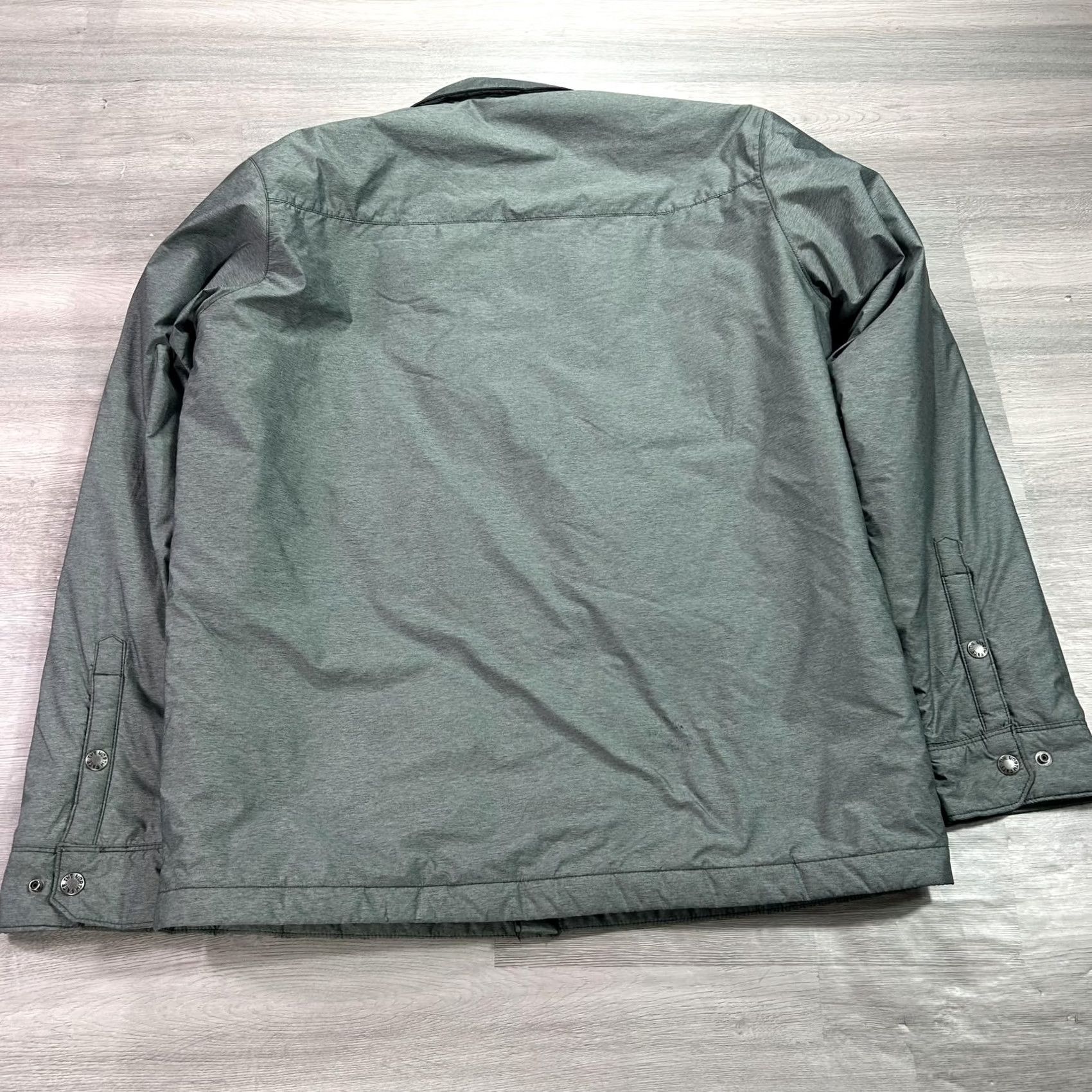 The North Face The North Face Mens Green Quilted Insulated Snap Front Shacket Jacket Regular Medium Color Green Mens Size US M / EU 48-50 / 2 - 2 Thumbnail