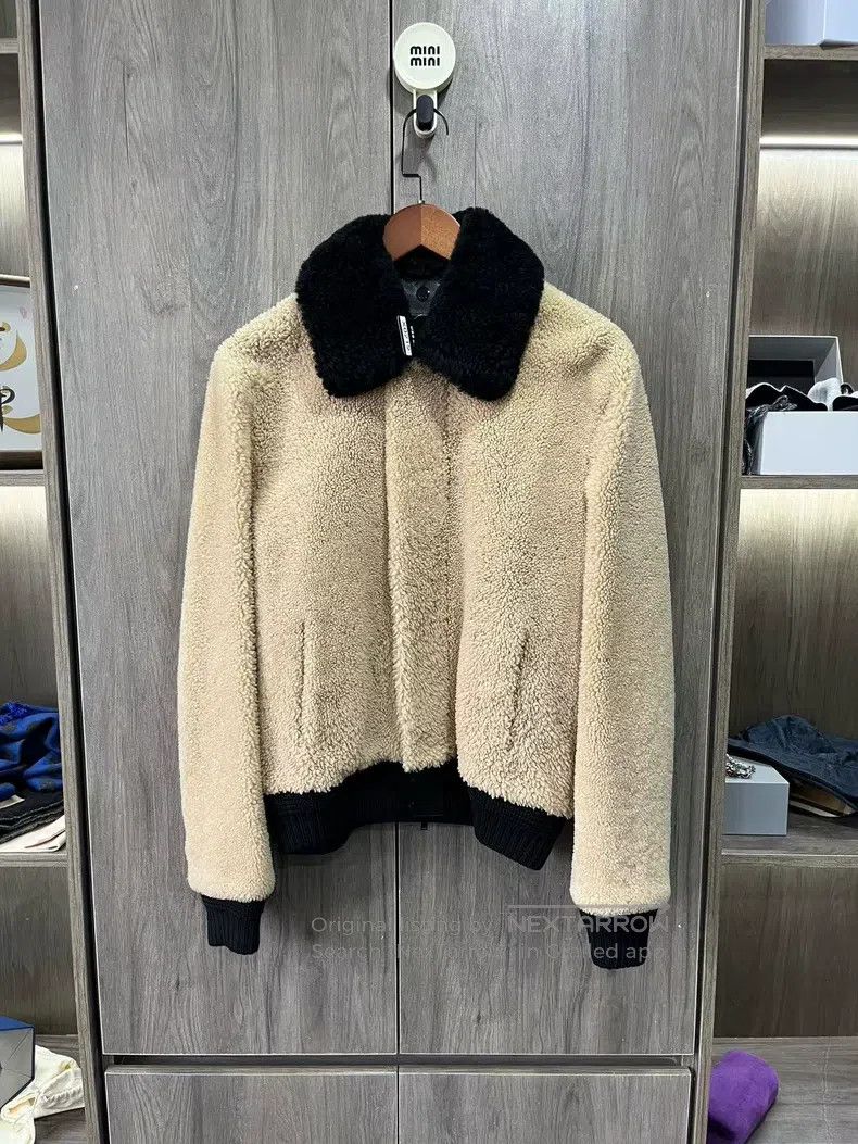 Saint Laurent Paris Fur and Leather Jacket