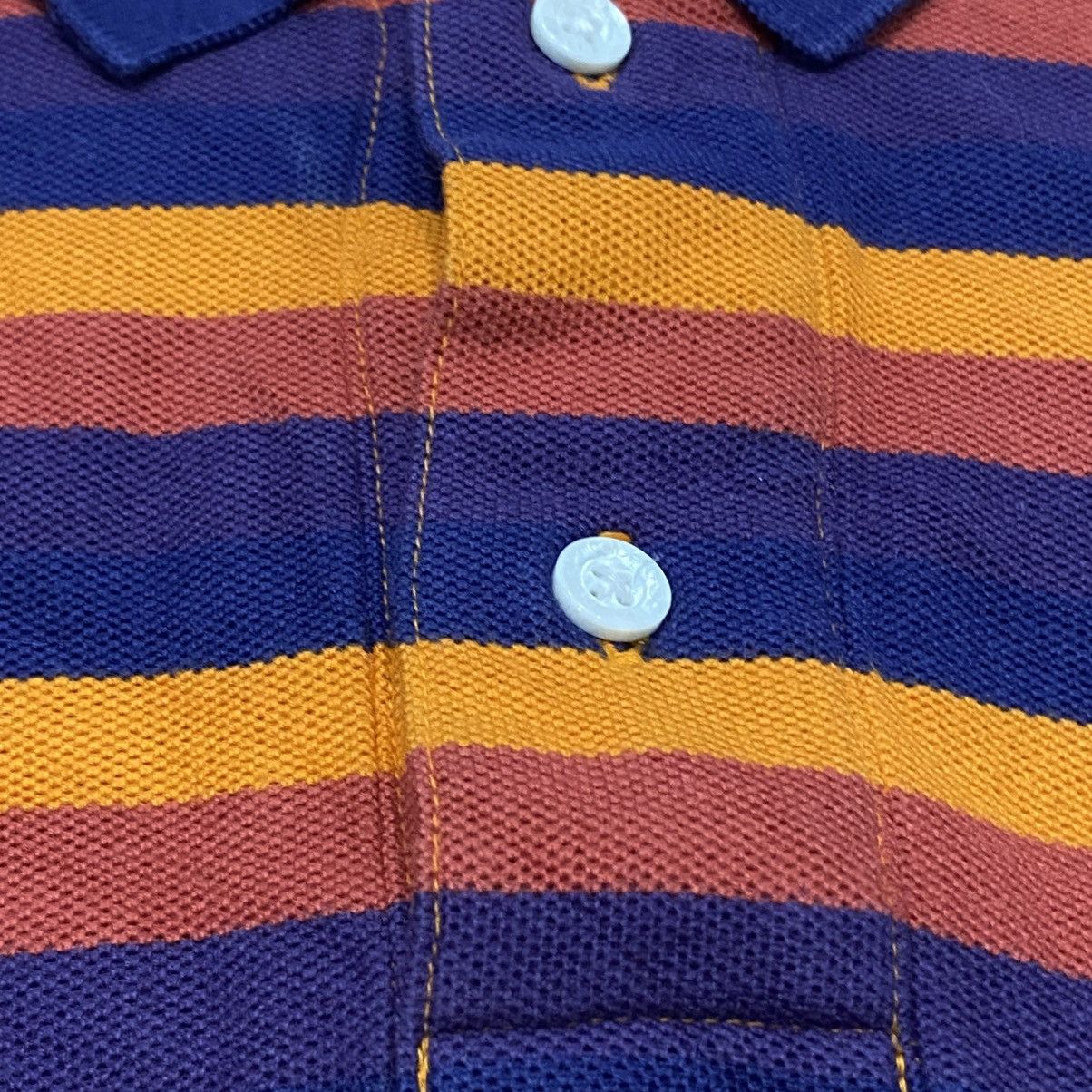 Bape Bape Striped One Point Polo Shirt Size US XL / EU 56 / 4 - 3 Thumbnail
