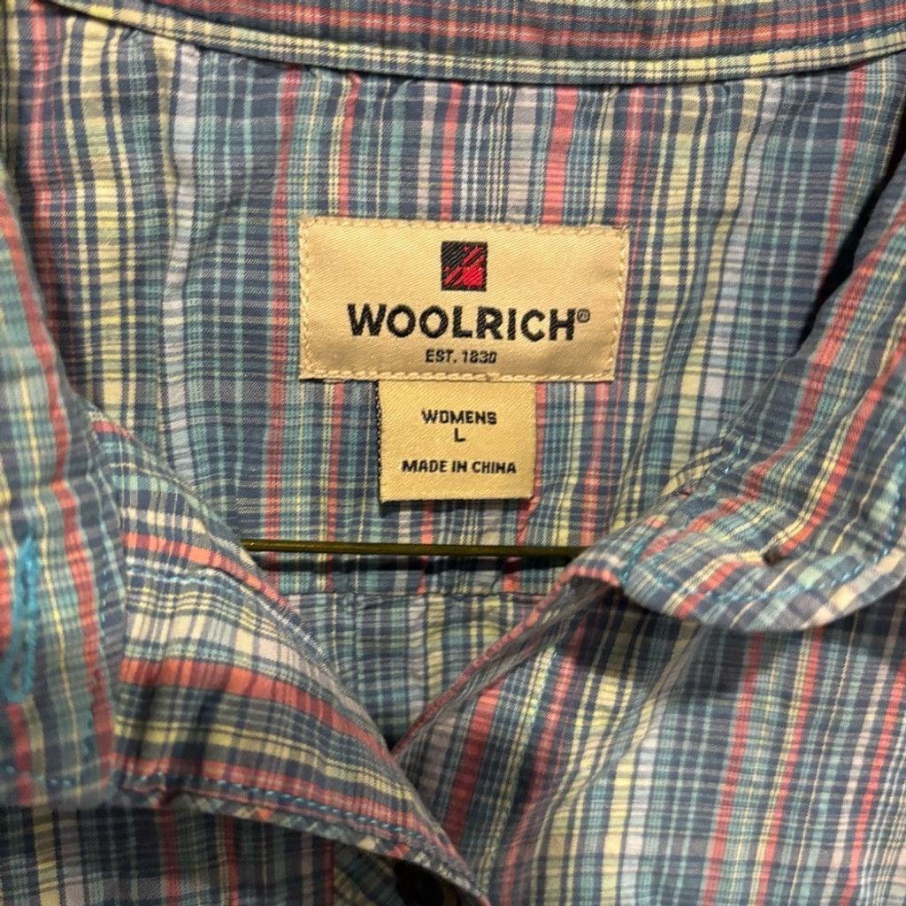Woolrich Woolen Mills Women’s Woolrich Plaid Button-Up Shirt Size L / US 10 / IT 46 - 3 Thumbnail