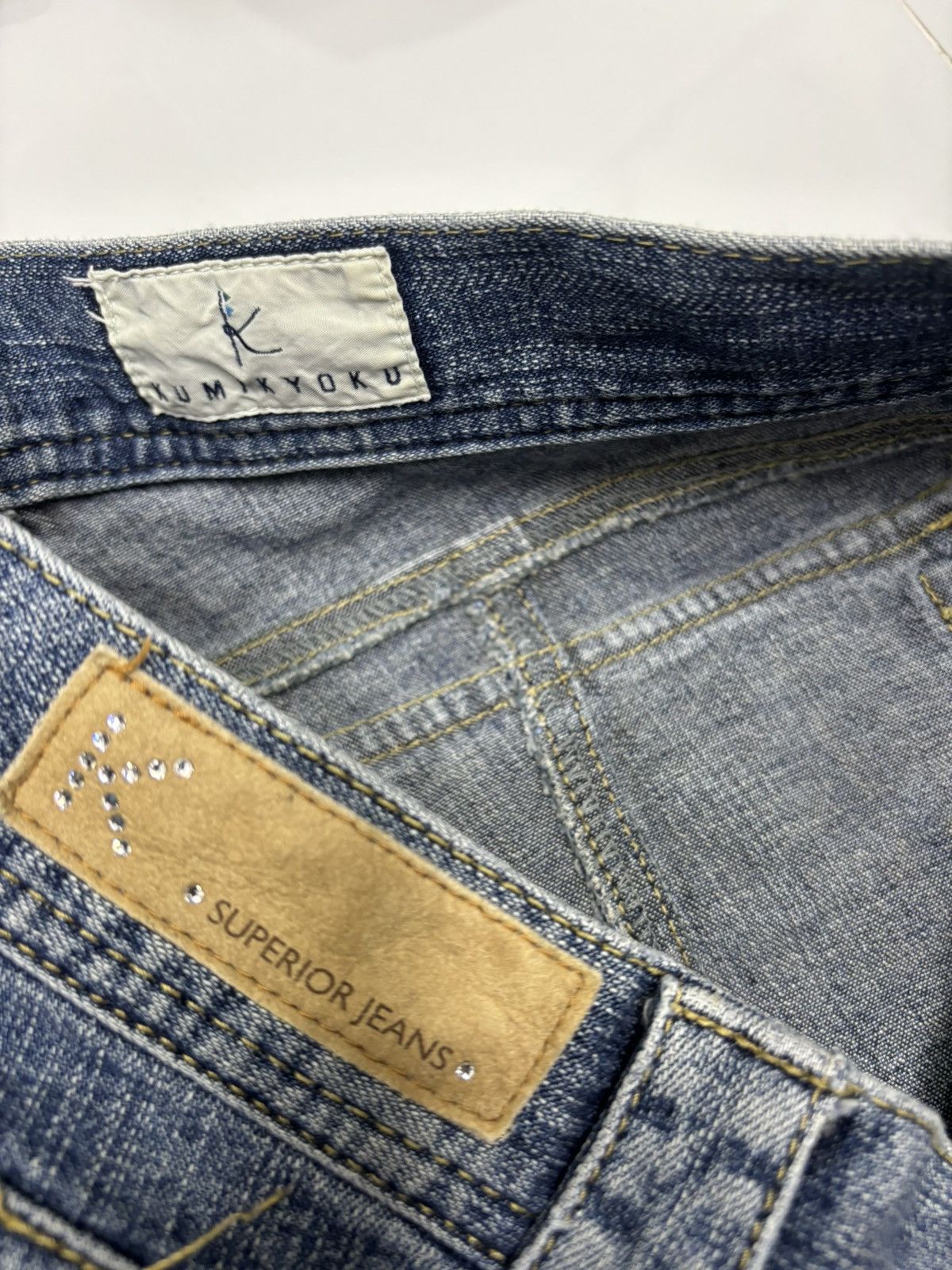 If Six Was Nine × Japanese Brand × Le Grande Bleu (L.G.B.) FLARE💥80s Style Kumikyoku Flare Bootcut Denim Jeans Size US 32 / EU 48 - 8 Thumbnail