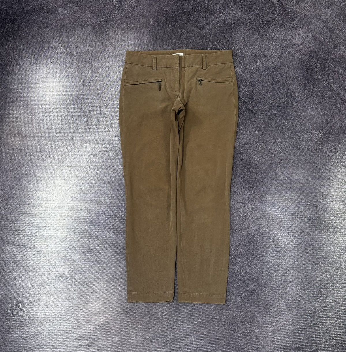 Brunello Cucinelli Brunello Cucinelli Women’s Italian Brown Ankle Chino Pants Size 27" / US 4 / IT 40 - 1 Thumbnail