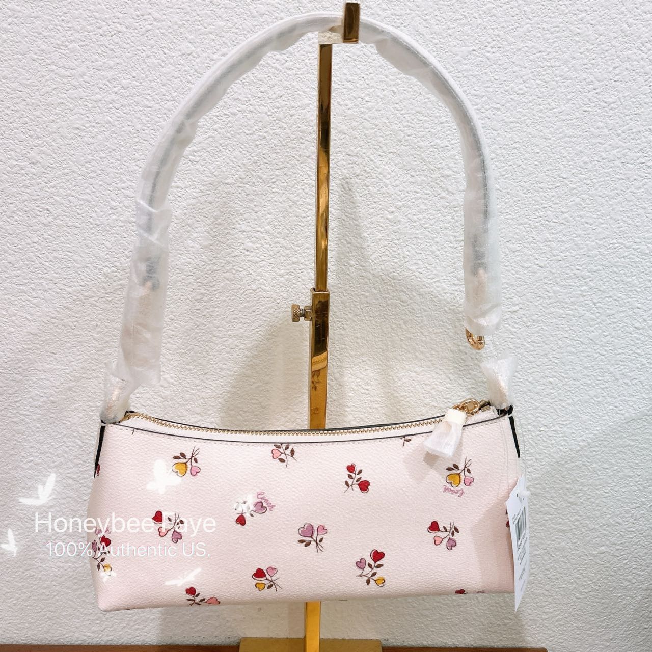 Coach NWT Coach Charlotte Shoulder Bag With Heart Print CX581 Size ONE SIZE - 3 Thumbnail