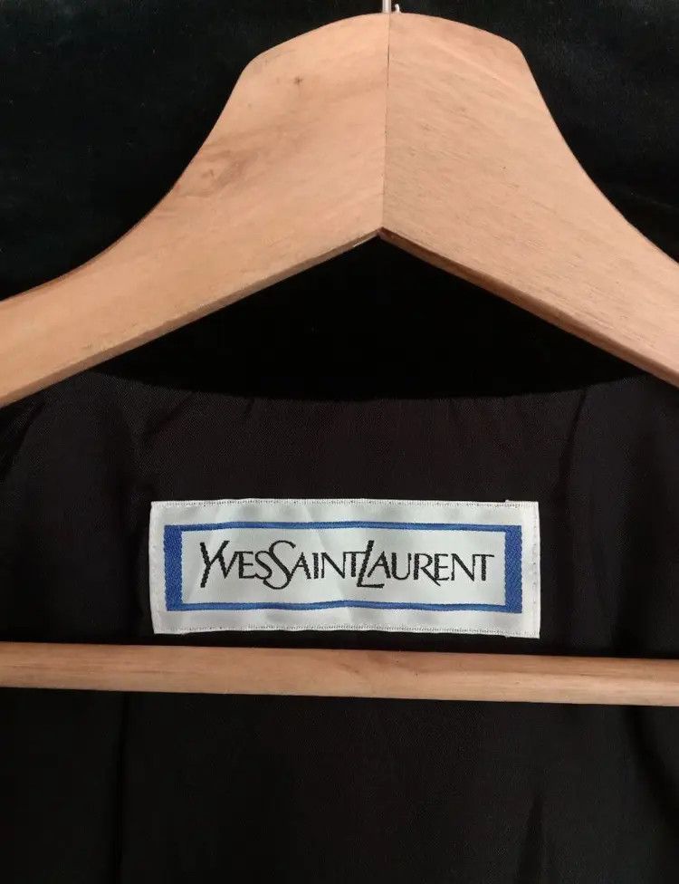 Yves Saint Laurent YSL Yves Saint Laurent Plaid Design Blazer Jacket Size XL / US 12-14 / IT 48-50 - 13 Thumbnail