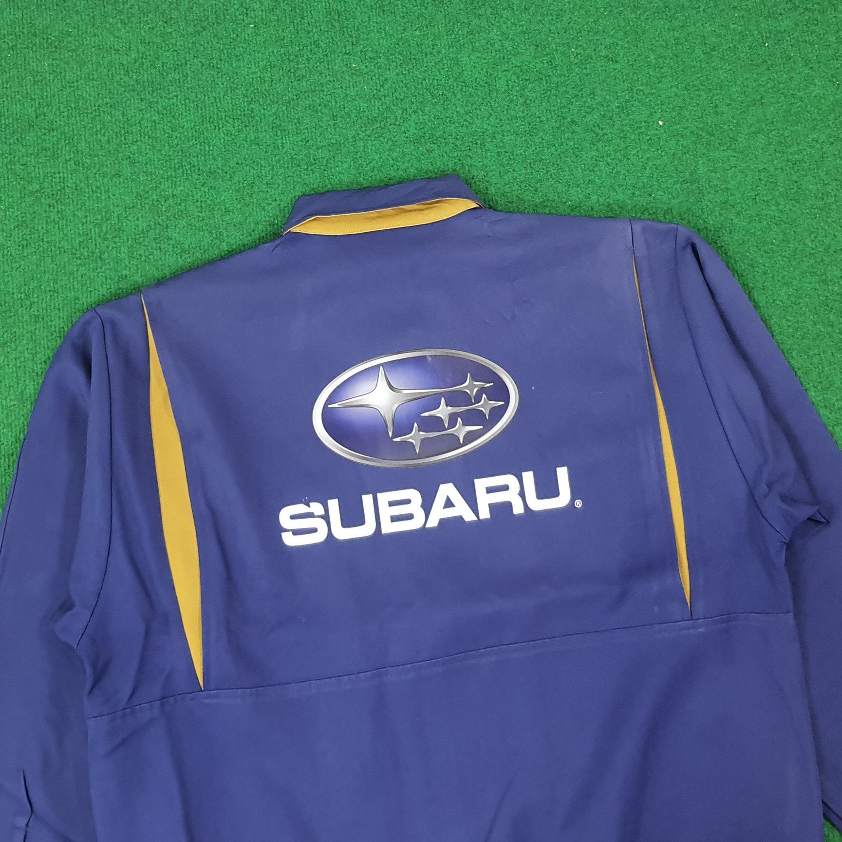 Japanese Brand × Vintage Vintage SUBARU Japan Motorsports Racing Jacket C215N27 Size US M / EU 48-50 / 2 - 2 Thumbnail