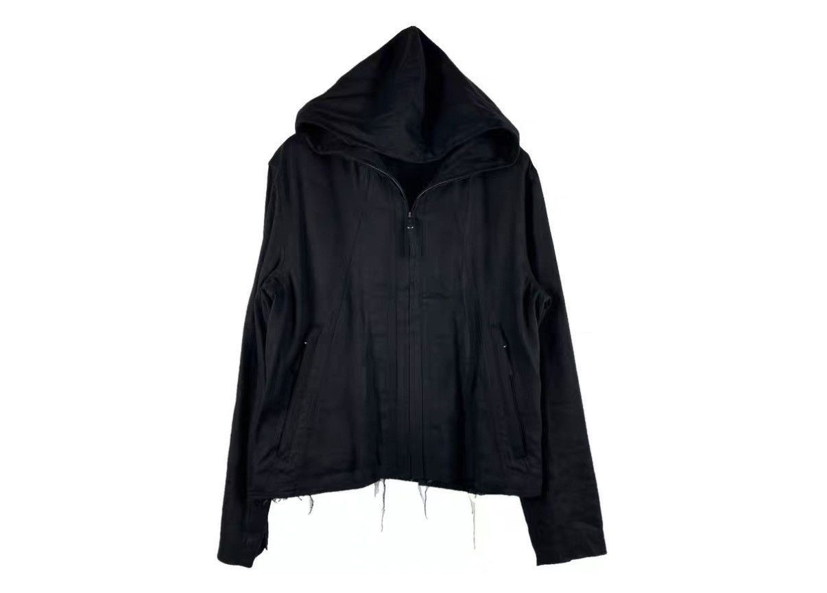blackmerle Black Hooded Zip-Up Jacket Size L Size US L / EU 52-54 / 3 - 1 Thumbnail