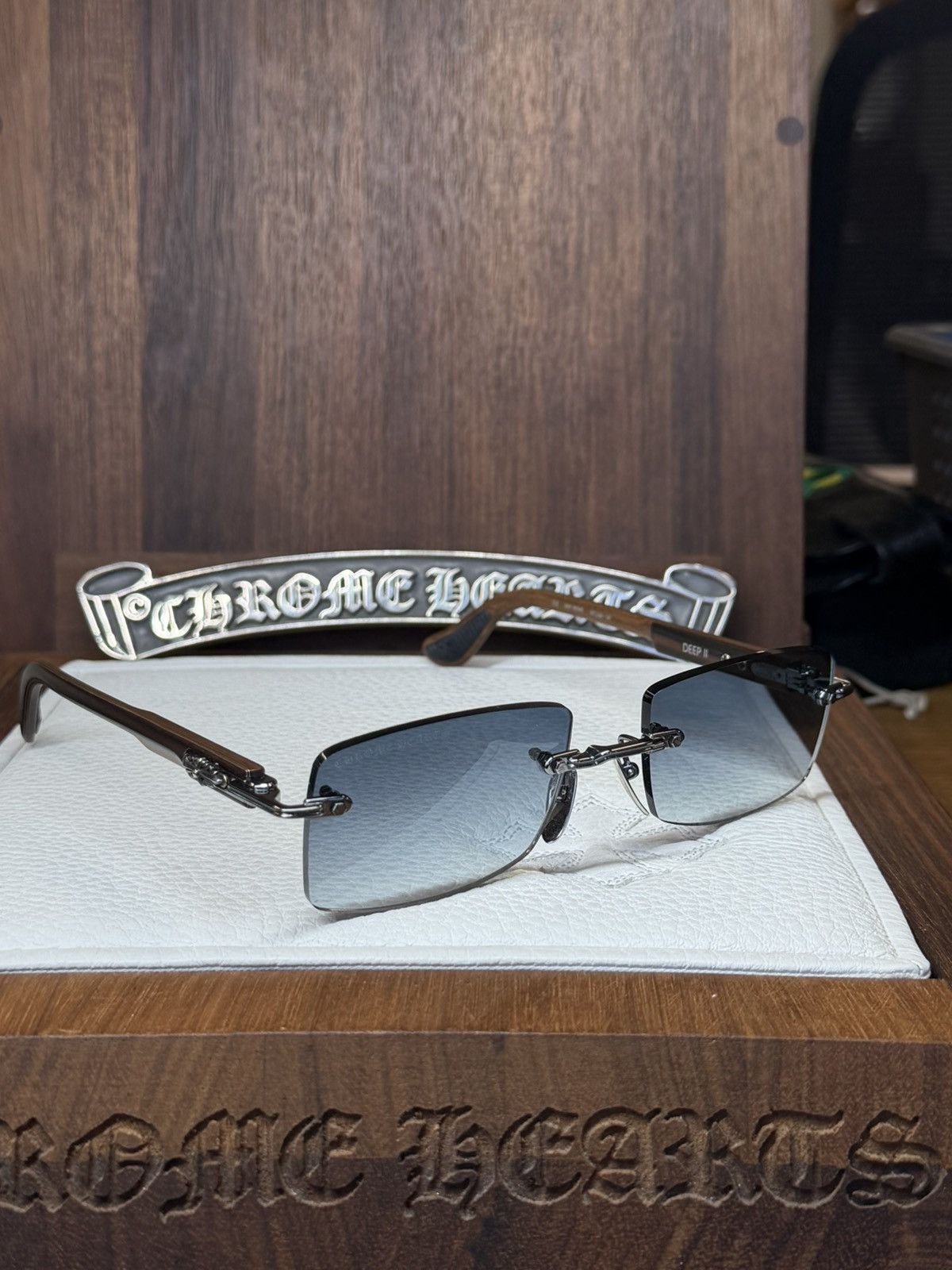 Chrome Hearts Chrome Hearts Deep II Sunglasses Size ONE SIZE - 7 Thumbnail