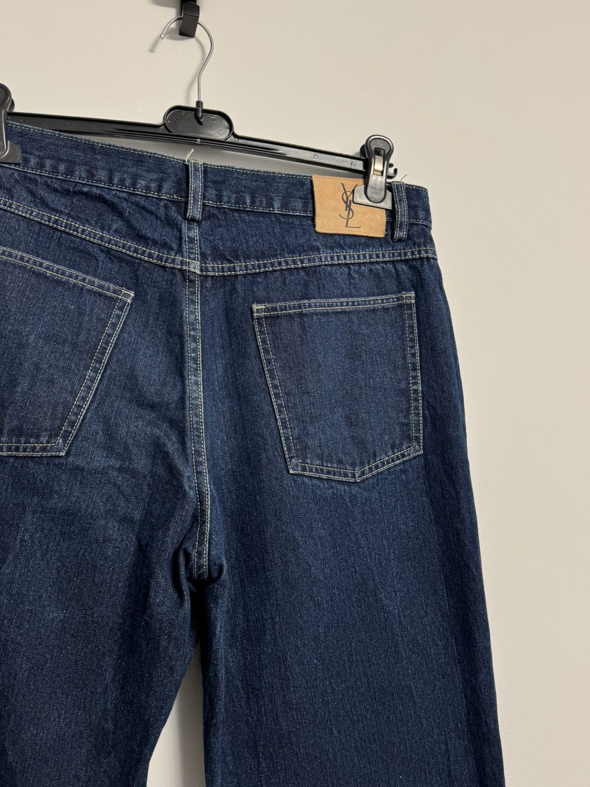 Yves Saint Laurent Vintage Yves Saint Laurent YSL Navy Blue Denim Jeans Pants Size US 32 / EU 48 - 5 Thumbnail