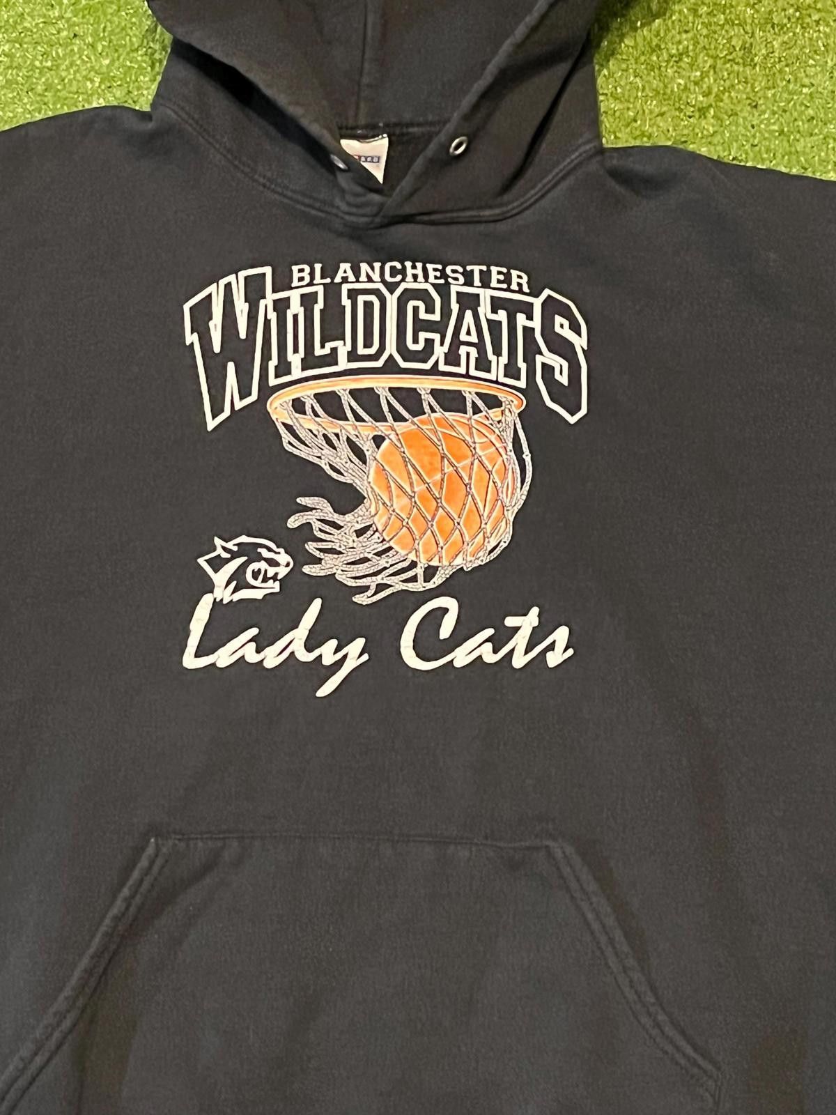 The Unbranded Brand Blanchester Wildcats Lady Cats Black Hoodie Size L / US 10 / IT 46 - 3 Thumbnail