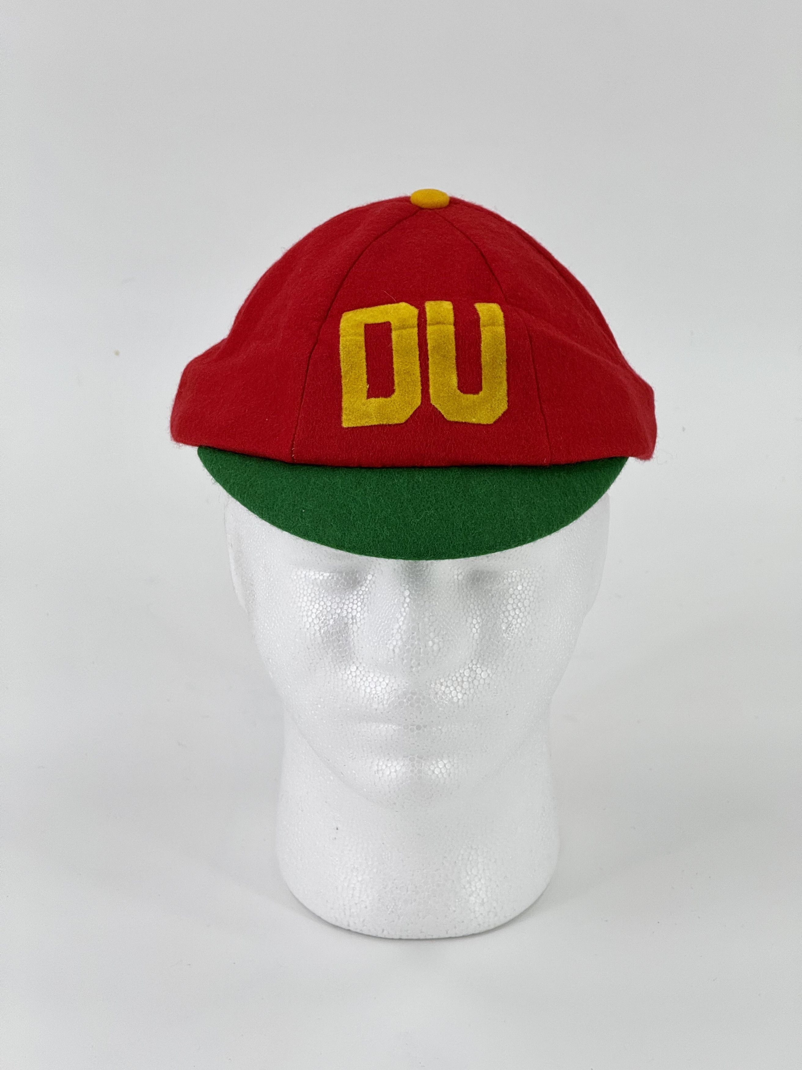 Vintage 1940s 1950s Denver University Red Wool Felt Hat 7 40s 50s Size ONE SIZE - 1 Thumbnail