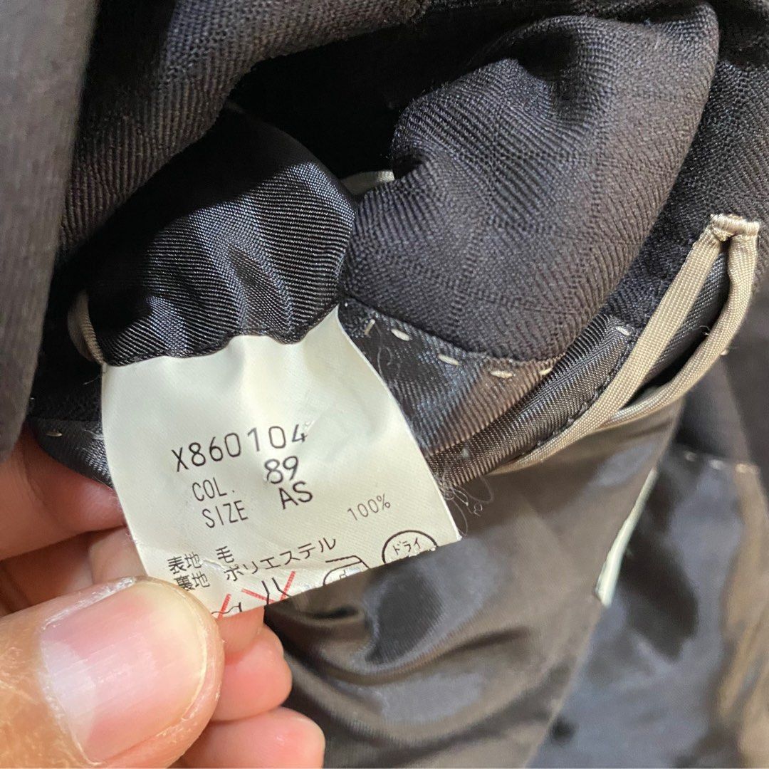 Yohji Yamamoto AAR Yohji Yamamoto Blazer Size 48S - 8 Thumbnail