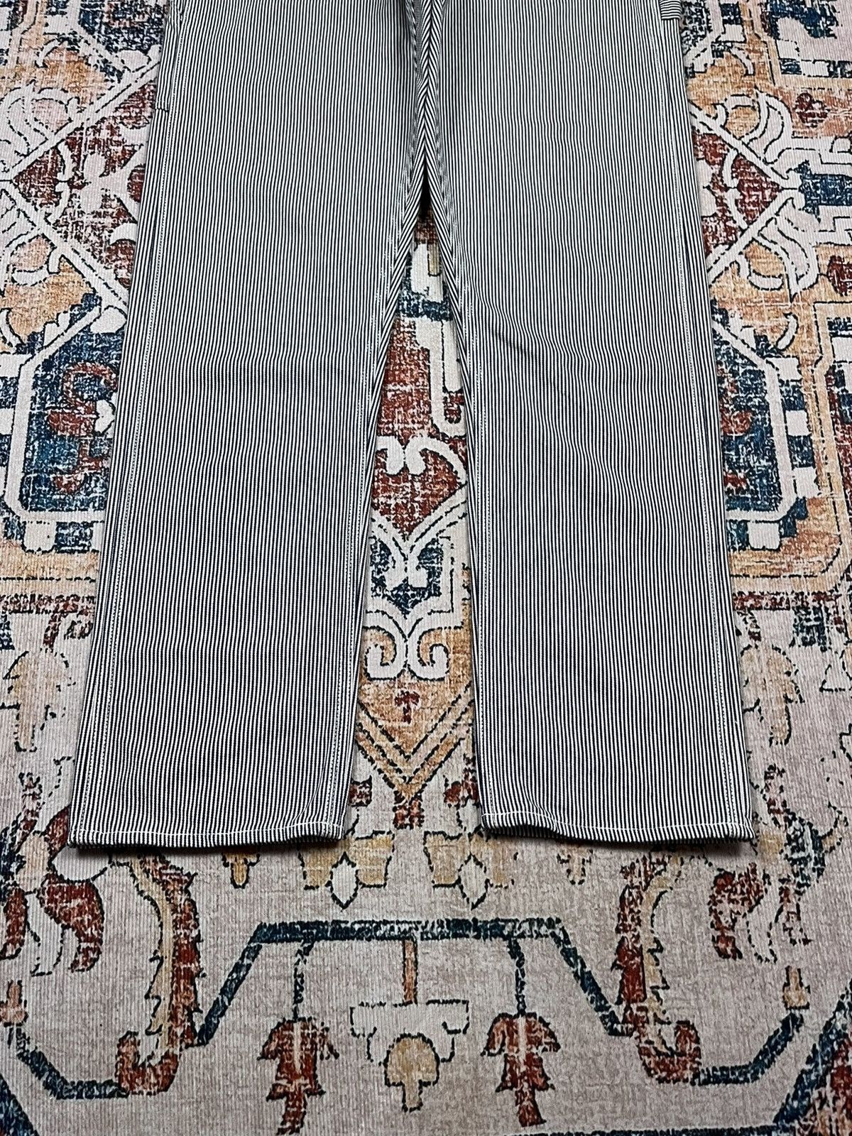 Orslow Vtg Orslow Carpenter Pants Striped Size US 32 / EU 48 - 4 Thumbnail