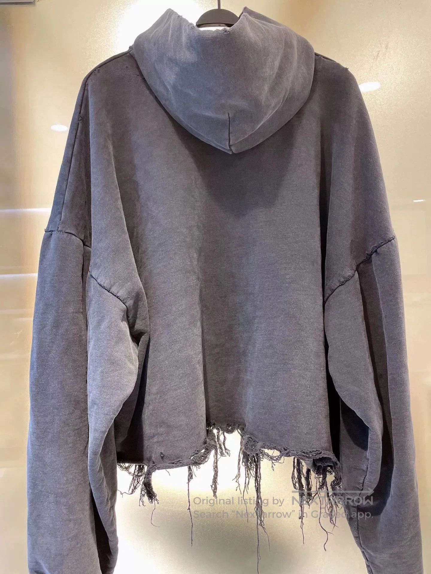 Balenciaga Balenciaga 2025 New Distressed Hoodie. Size US M / EU 48-50 / 2 - 2 Thumbnail